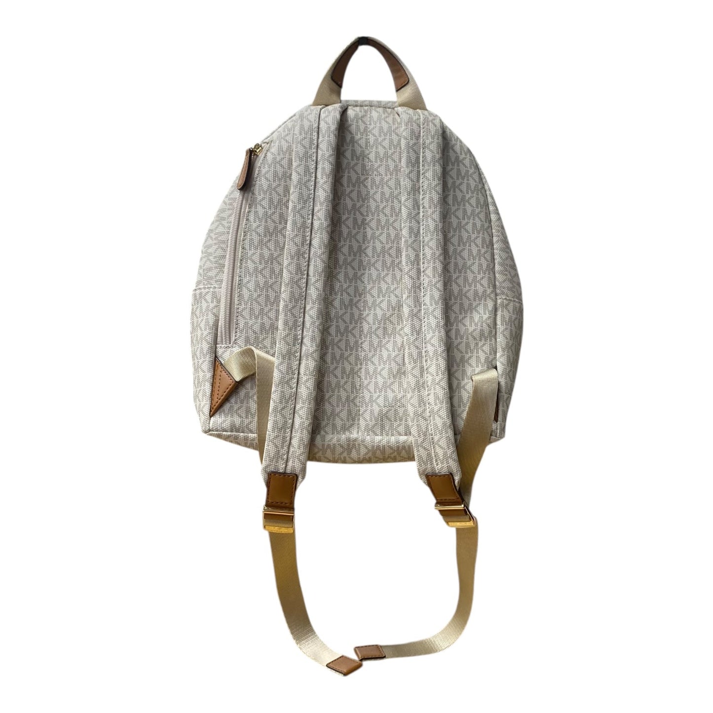 Backpack Designer By Michael Kors In Cream & Tan, Size:Medium