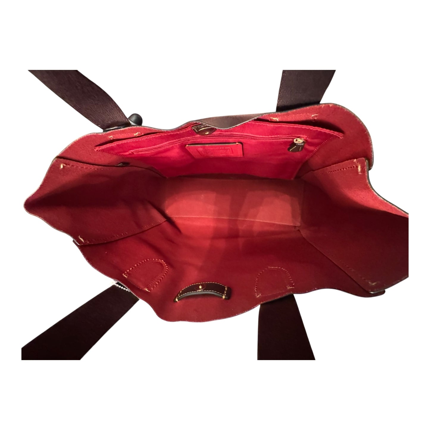 Handbag Designer By Coach In Purple, Size:Large