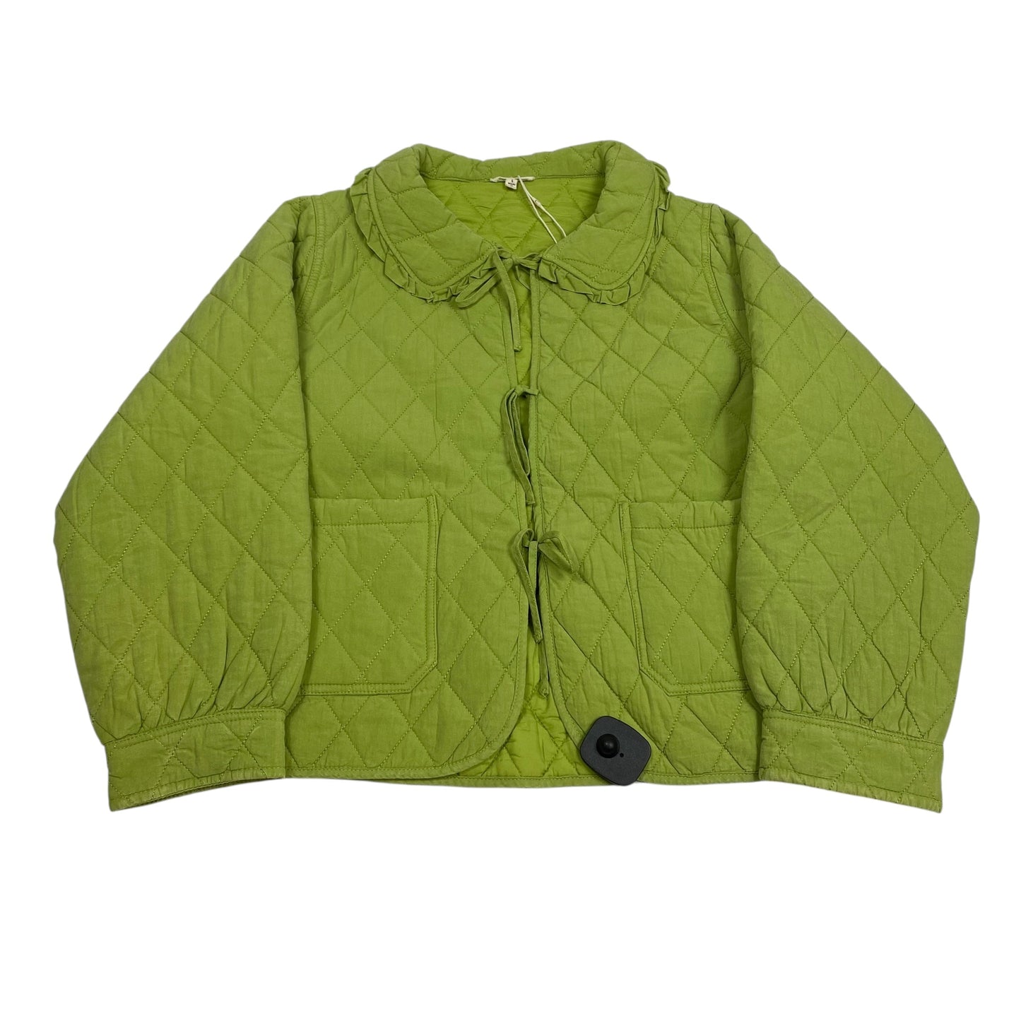 Jacket Puffer & Quilted By Jodifl In Green, Size:S