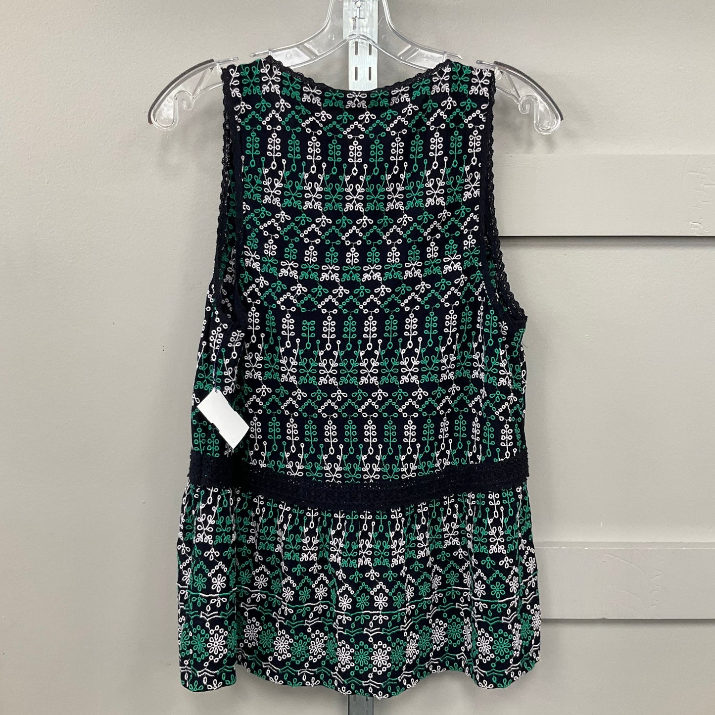 Top Sleeveless By Maeve In Navy, Size:M