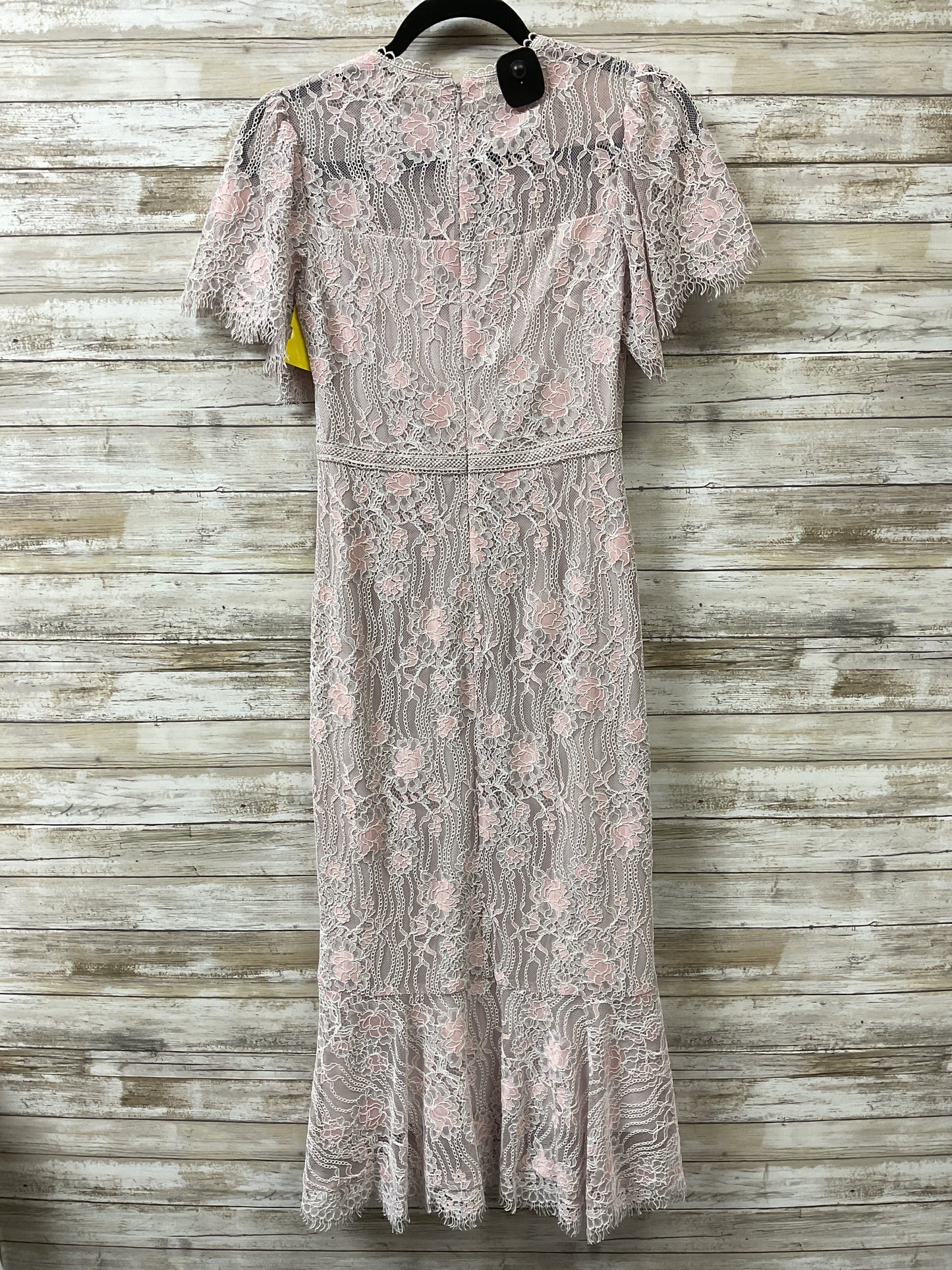 Dress Party Midi By Shoshanna In Pink, Size:0