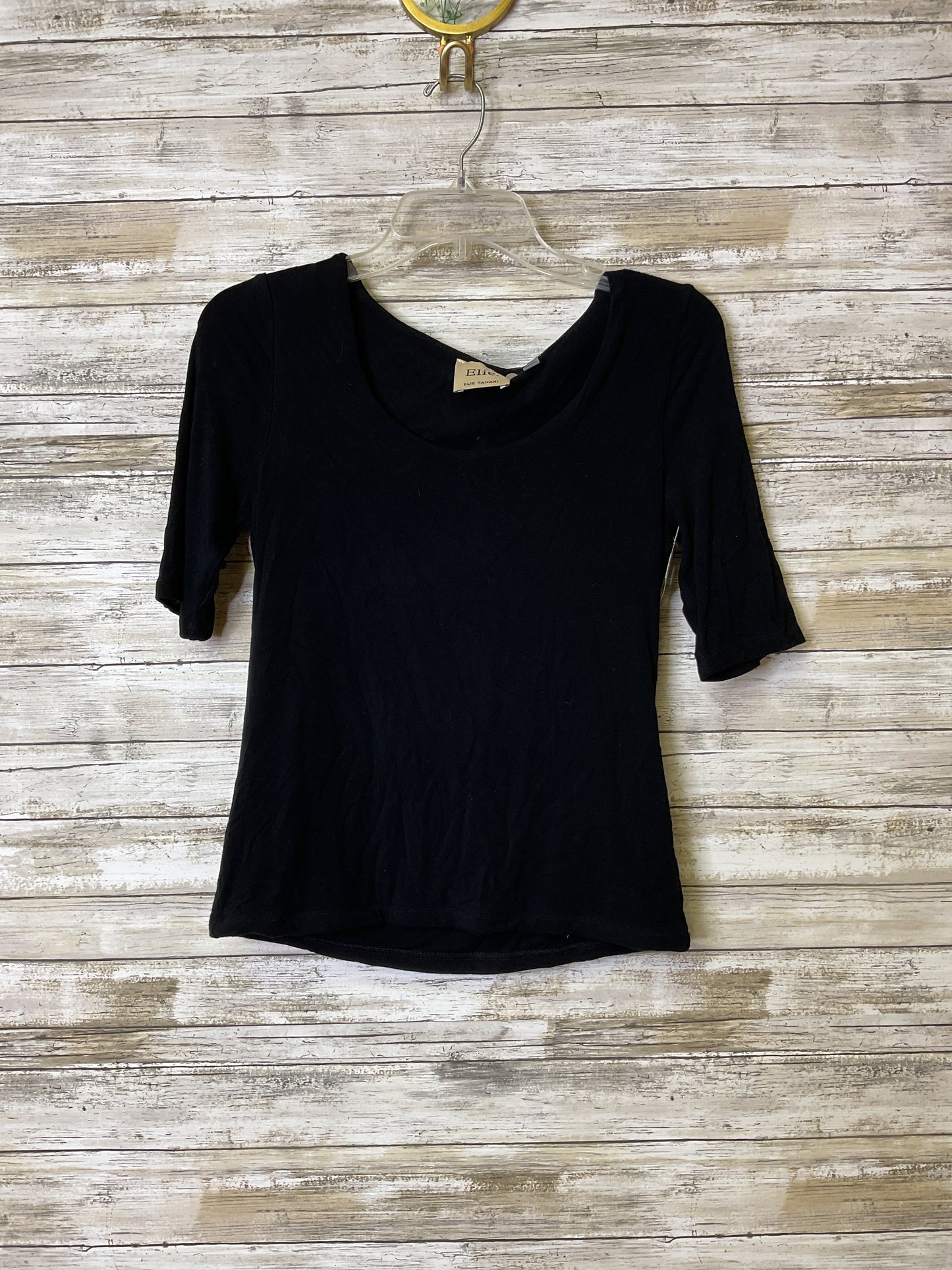Top Ss Basic By Elie Tahari In Black, Size:M