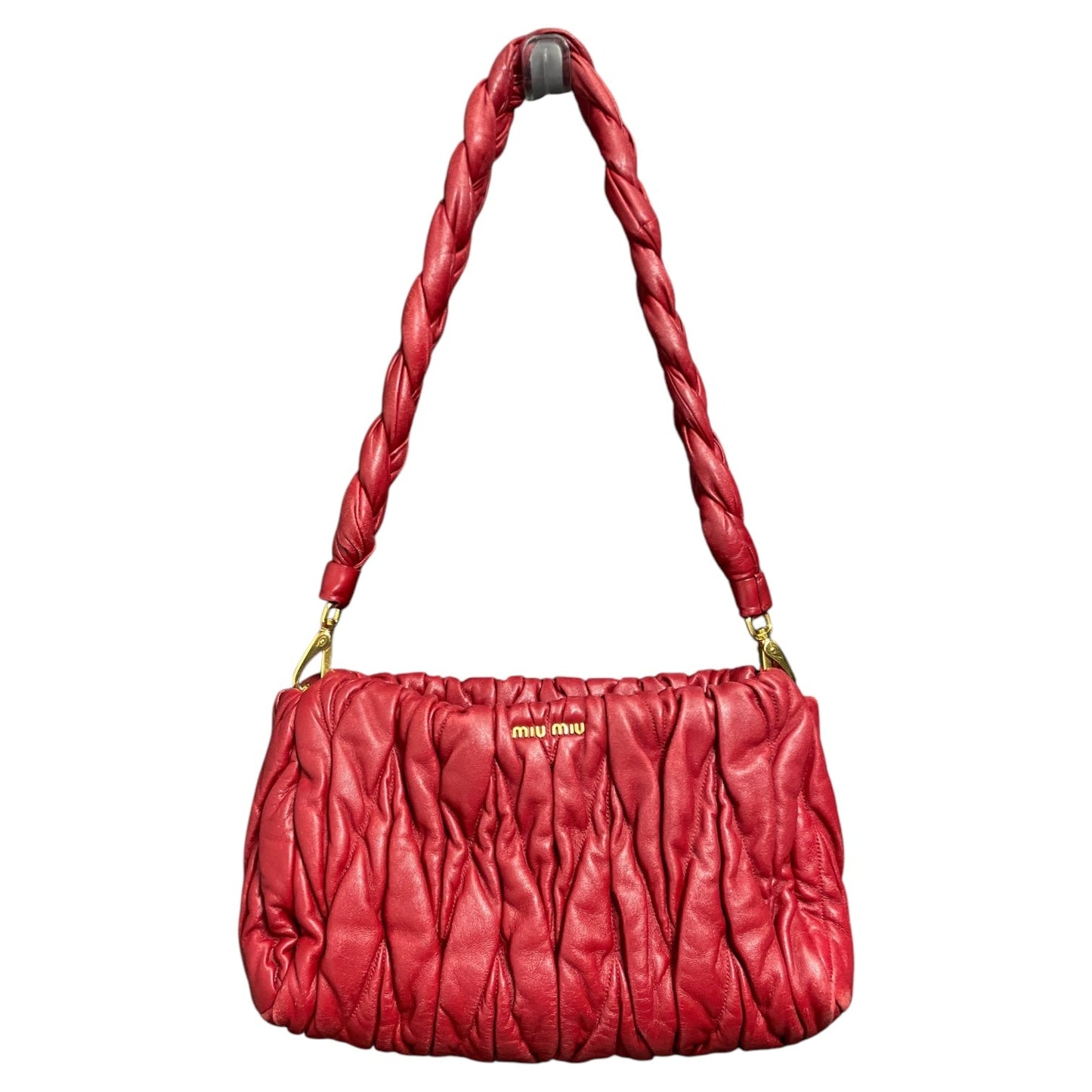 Handbag Luxury Designer By Miu Miu, Size: Medium