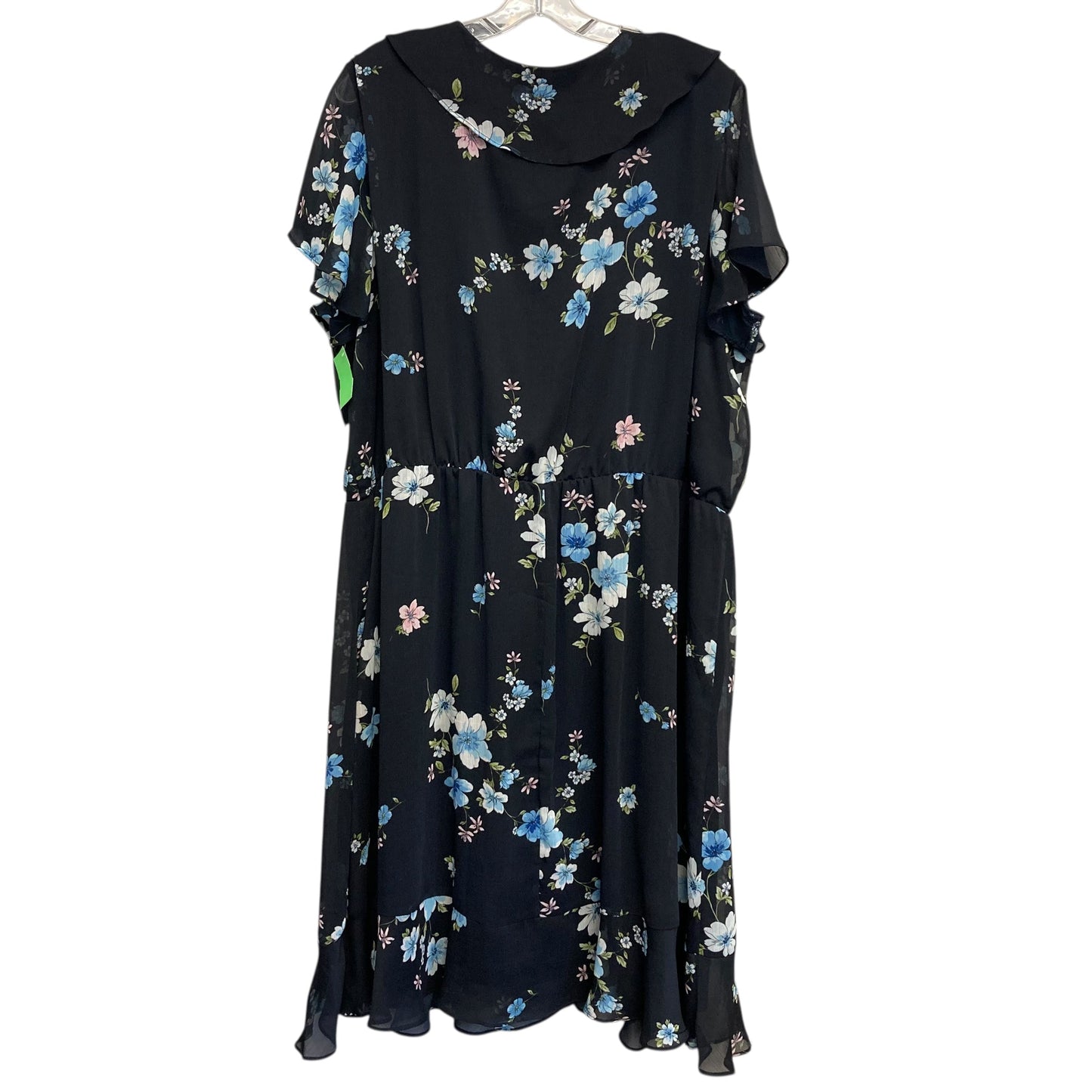 Dress Party Midi By Emma And Michele In Floral Print, Size:3X