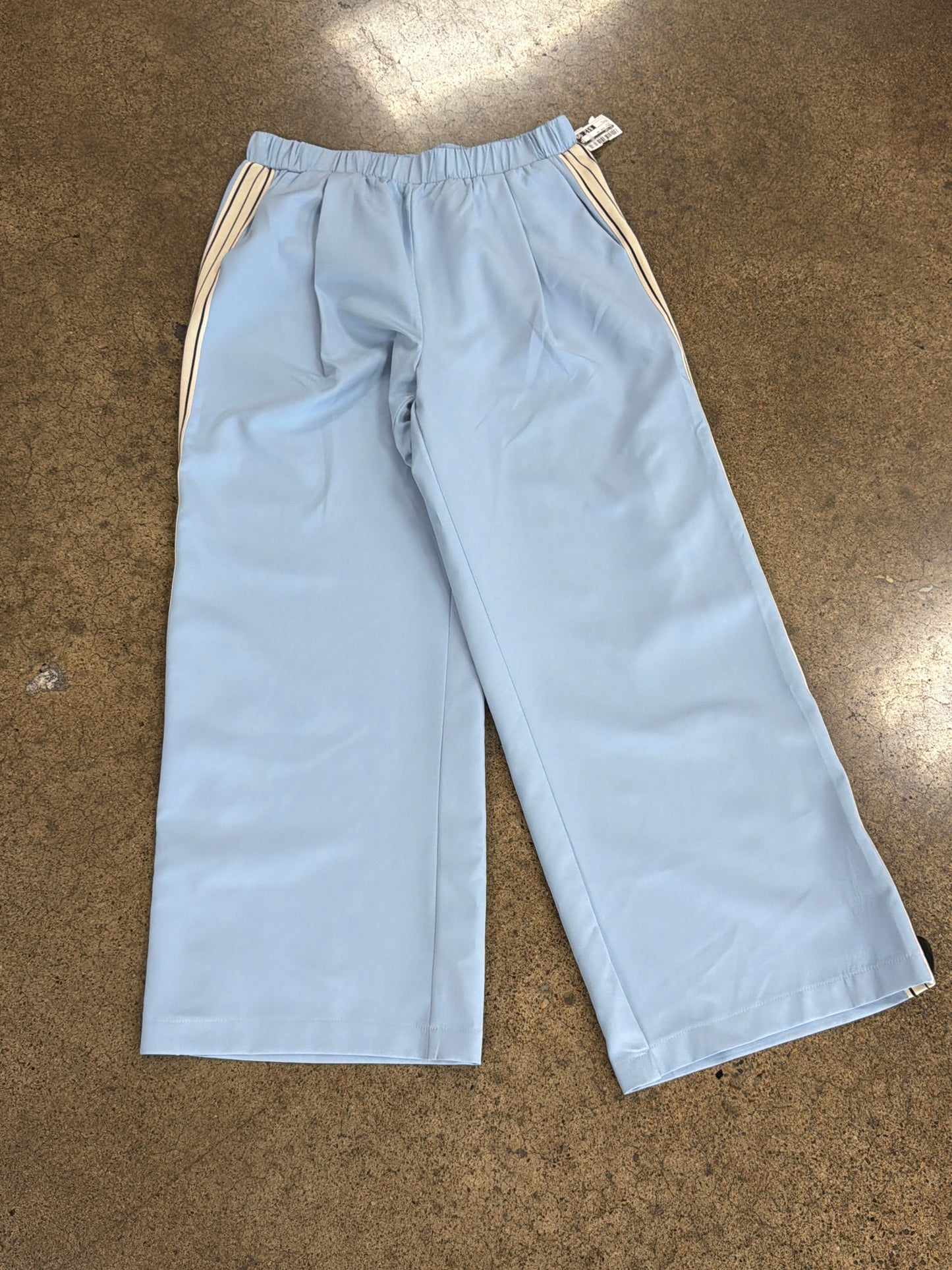 Pants Wide Leg By Ee Some In Blue, Size:L