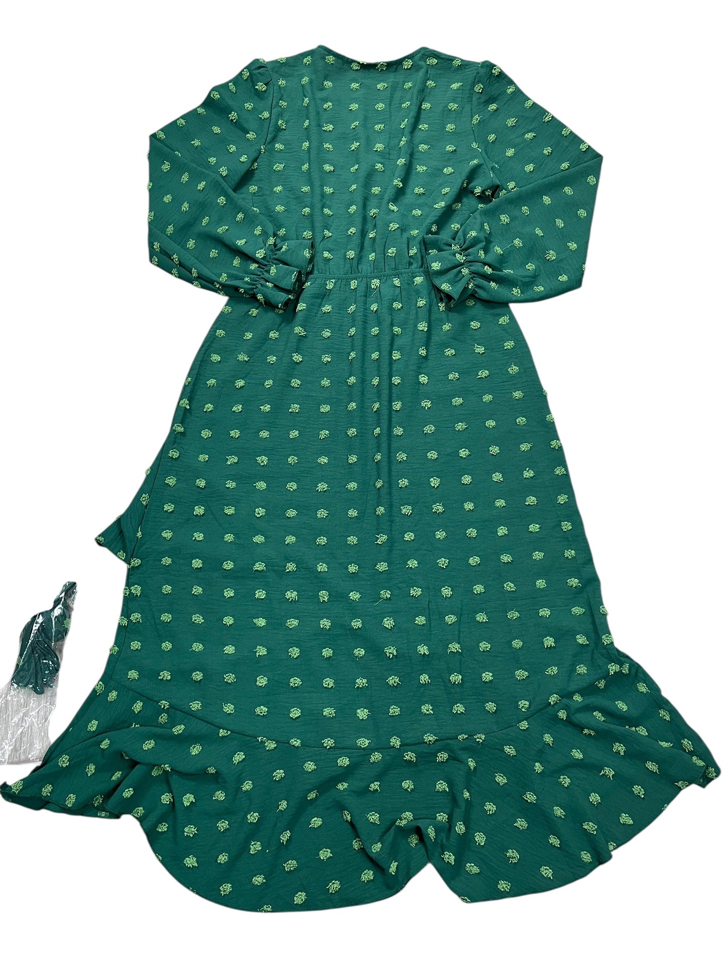 Dress Casual Midi By Clothes Mentor In Green, Size:M