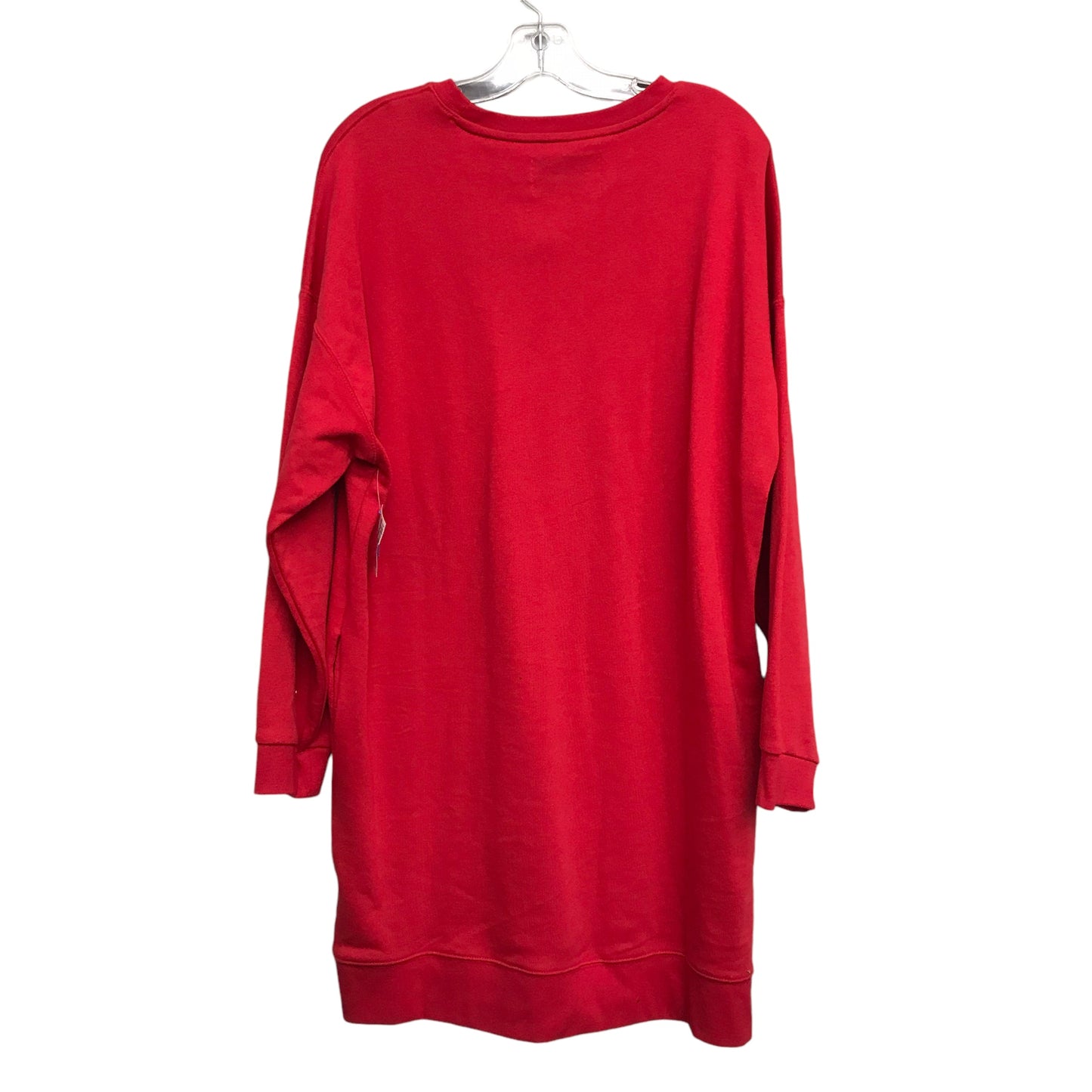 Dress Casual Short By Calvin Klein In Red, Size:L