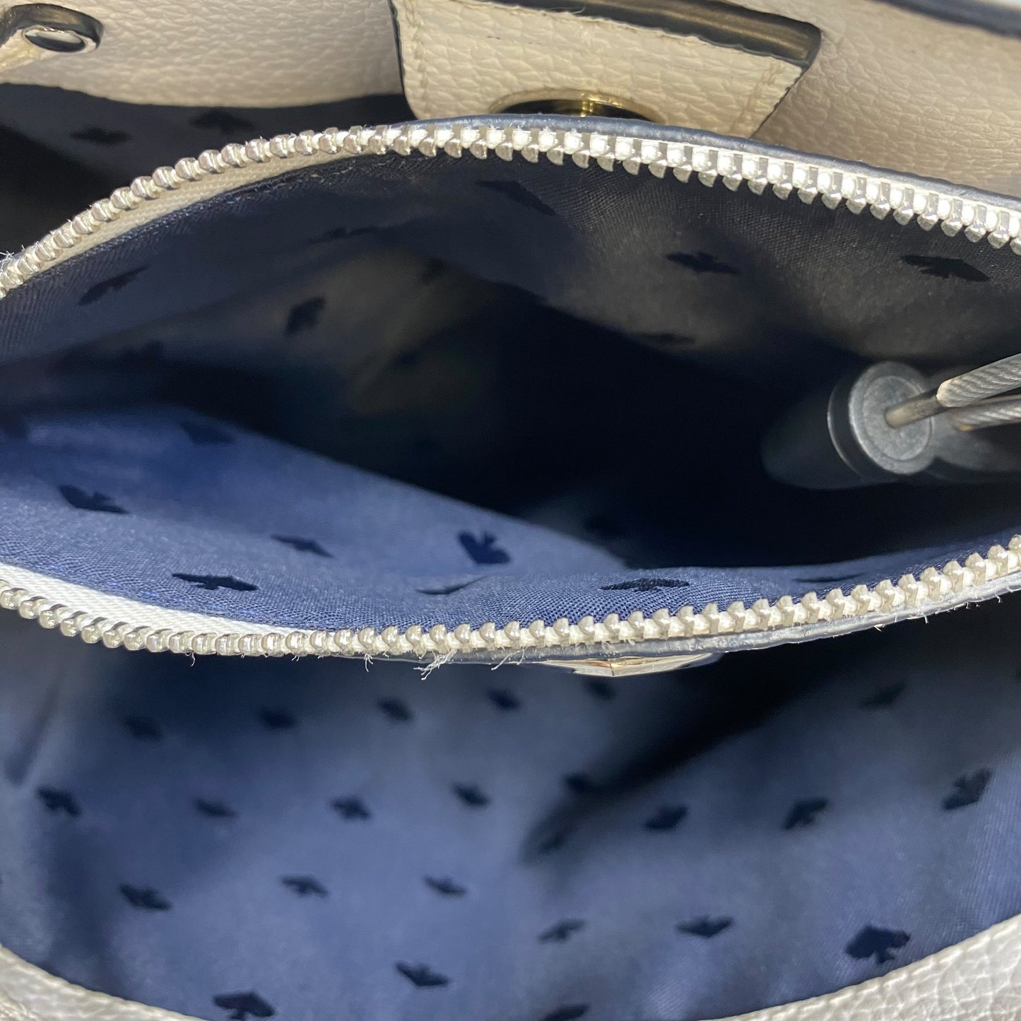 Crossbody Designer By Kate Spade In Blue & White, Size:Medium