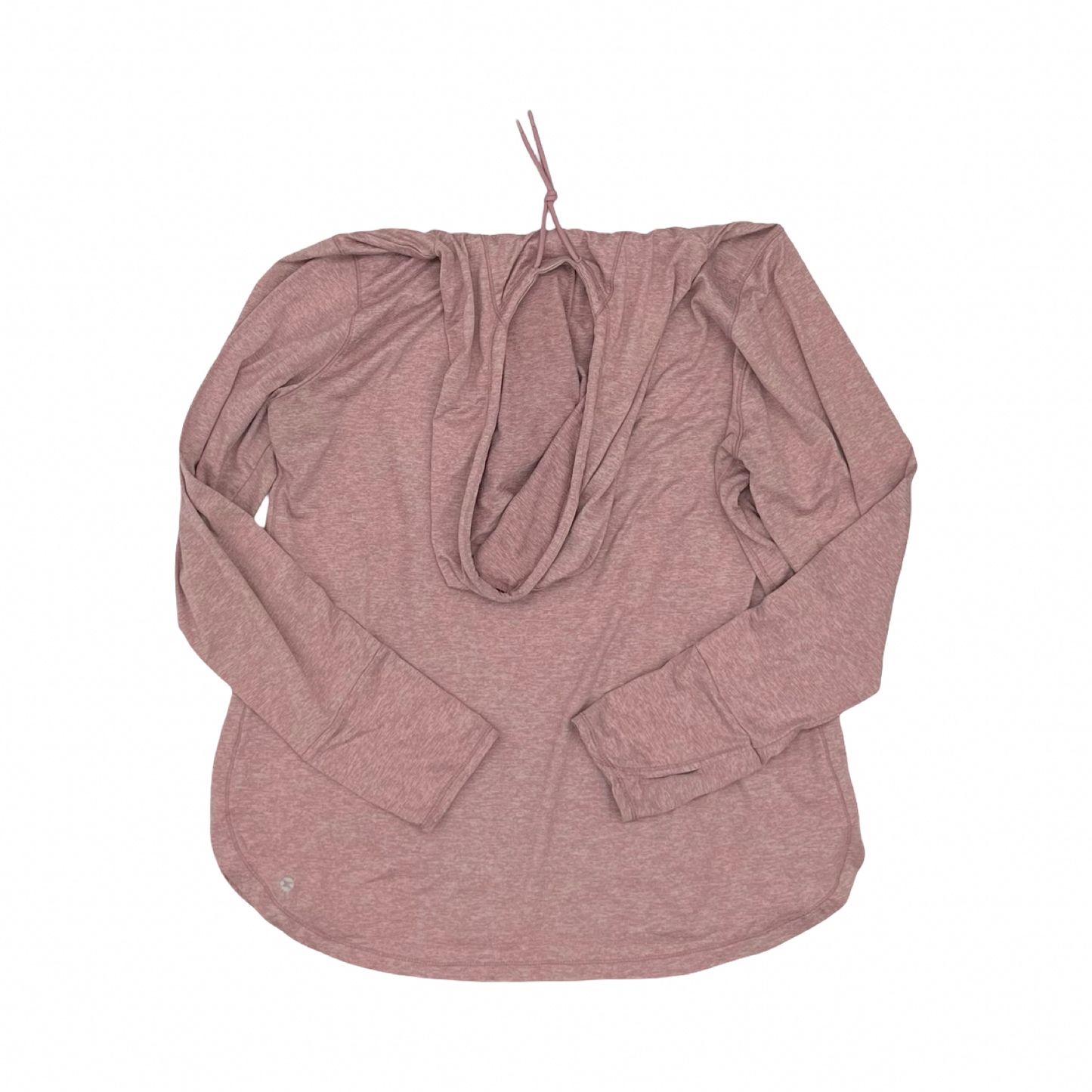 Athletic Top Ls Hoodie By Rbx In Pink, Size:1X
