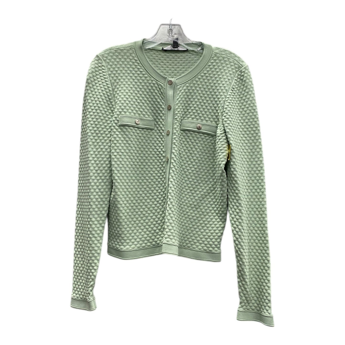 Sweater Cardigan By White House Black Market In Green, Size:L