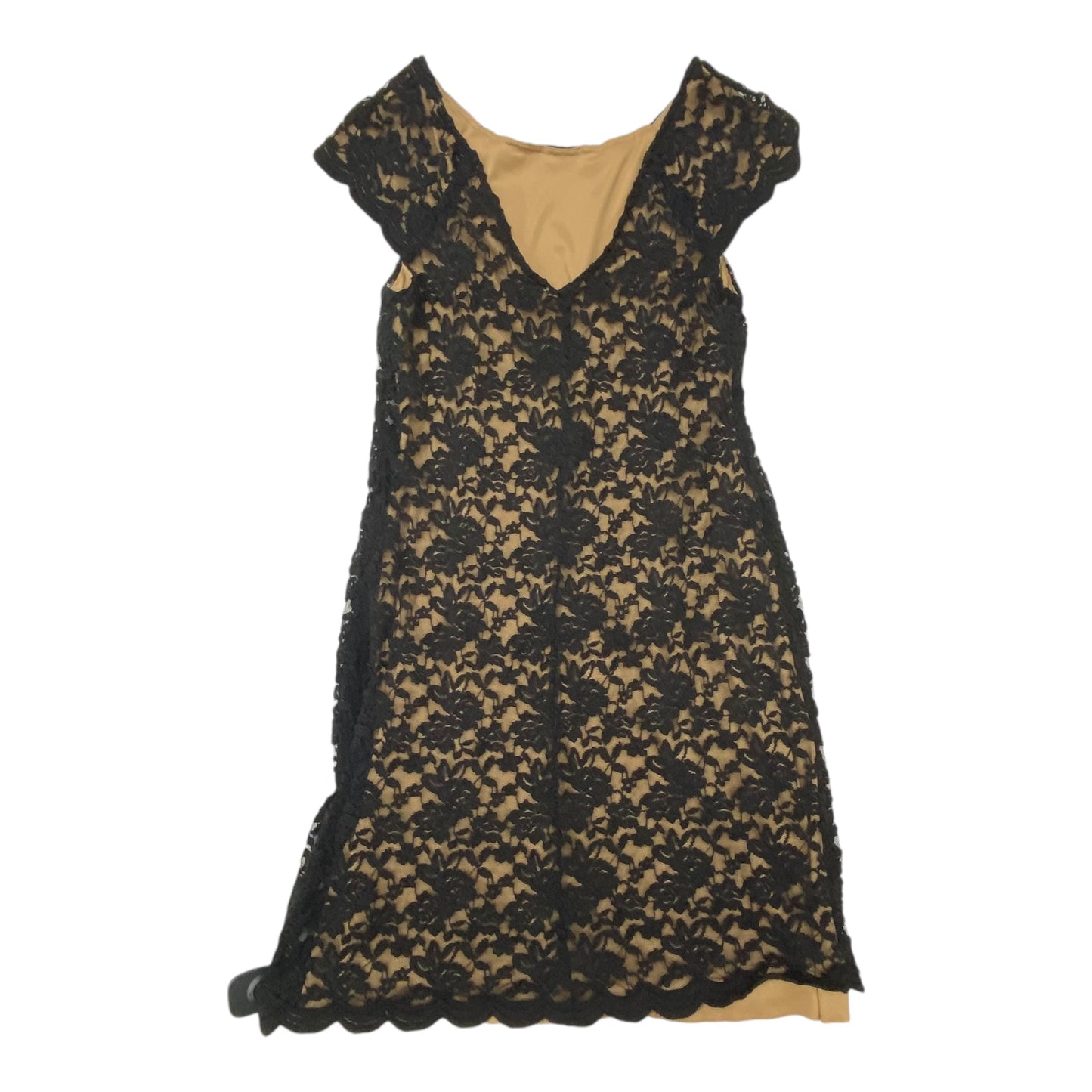 Dress Party Midi By Connected Apparel In Black, Size:12