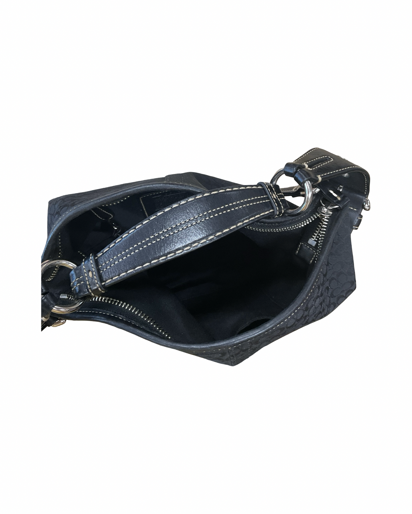 Handbag Designer By Coach In Black, Size:Medium