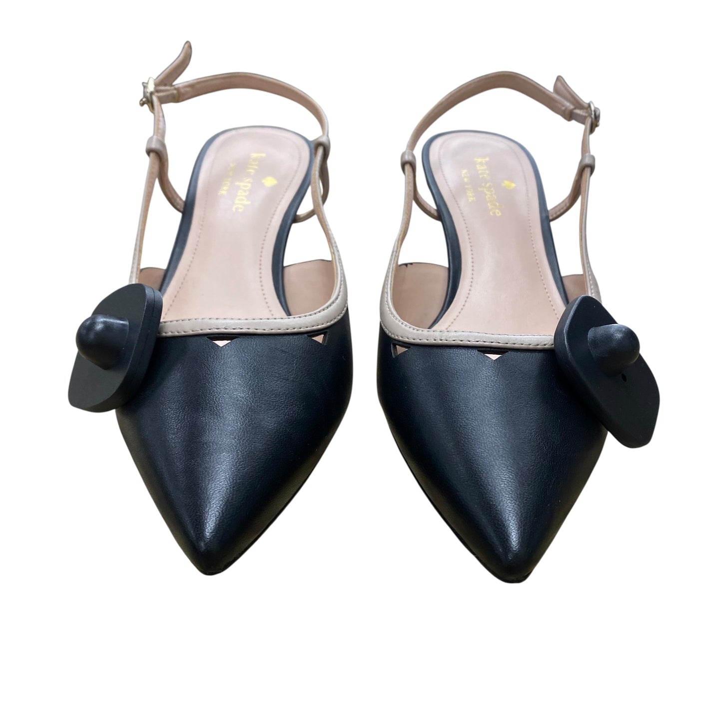 Shoes Designer By Kate Spade In Black & Pink, Size:8.5