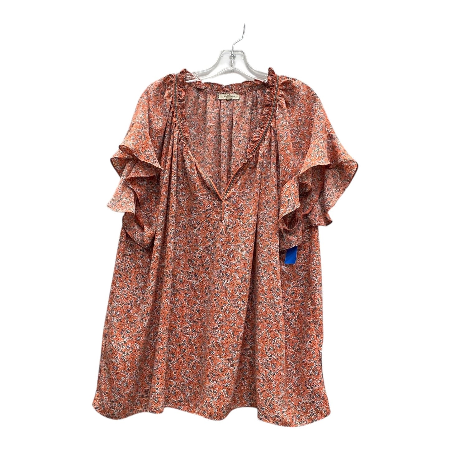 Top Ss By Max Studio In Orange, Size:3X