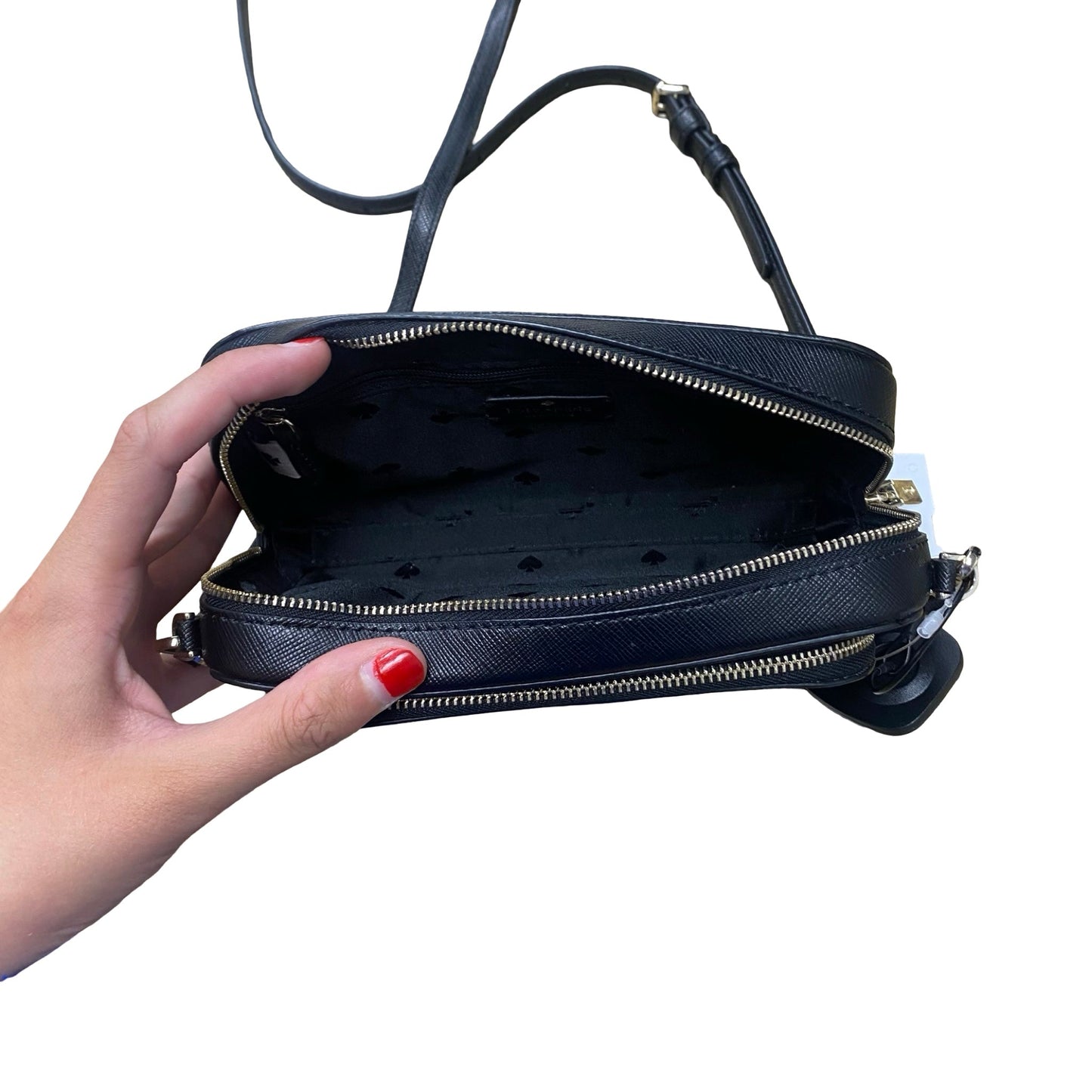 Handbag Designer By Kate Spade In Black, Size:Small