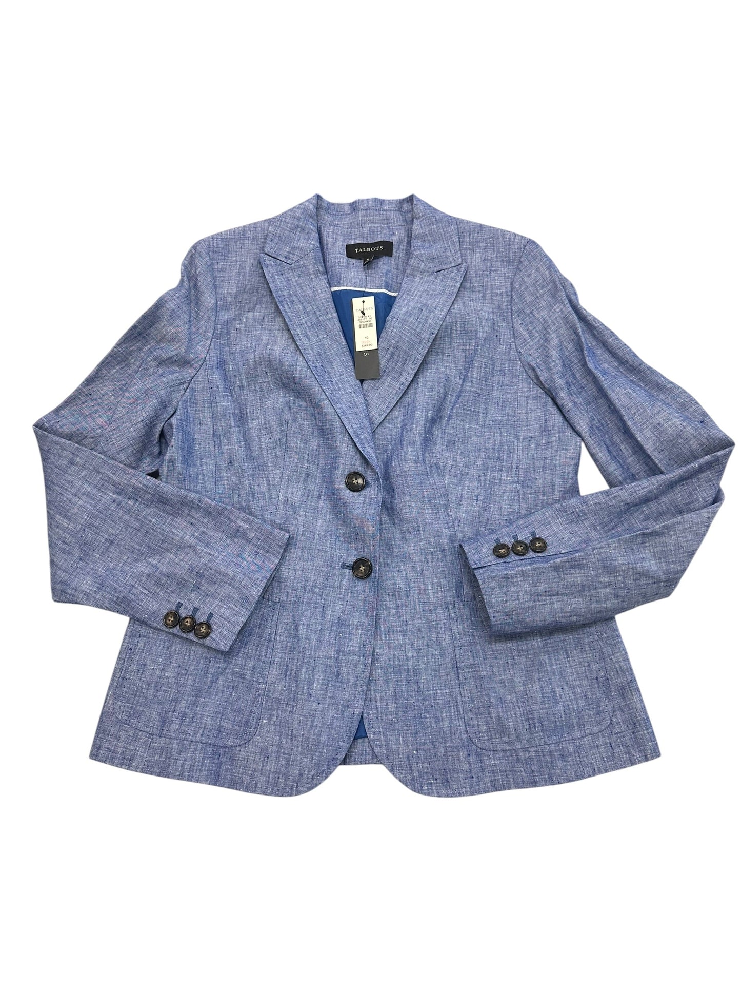 Blazer By Talbots In Blue, Size:10