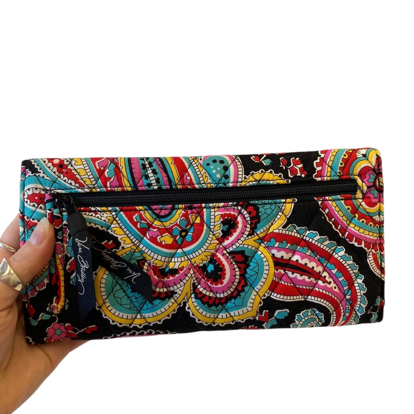 Wallet By Vera Bradley In Paisley Print, Size:Large