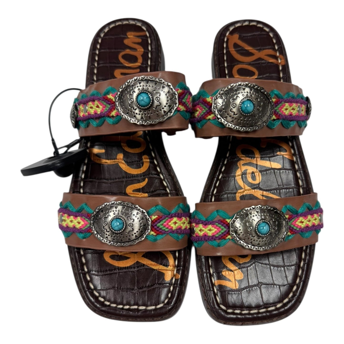 Sandals Flats By Sam Edelman In Multi, Size:8