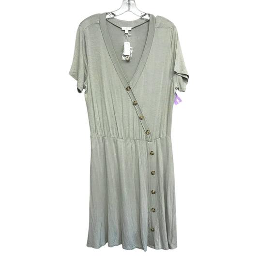 Dress Casual Midi By Clothes Mentor In Green, Size:L