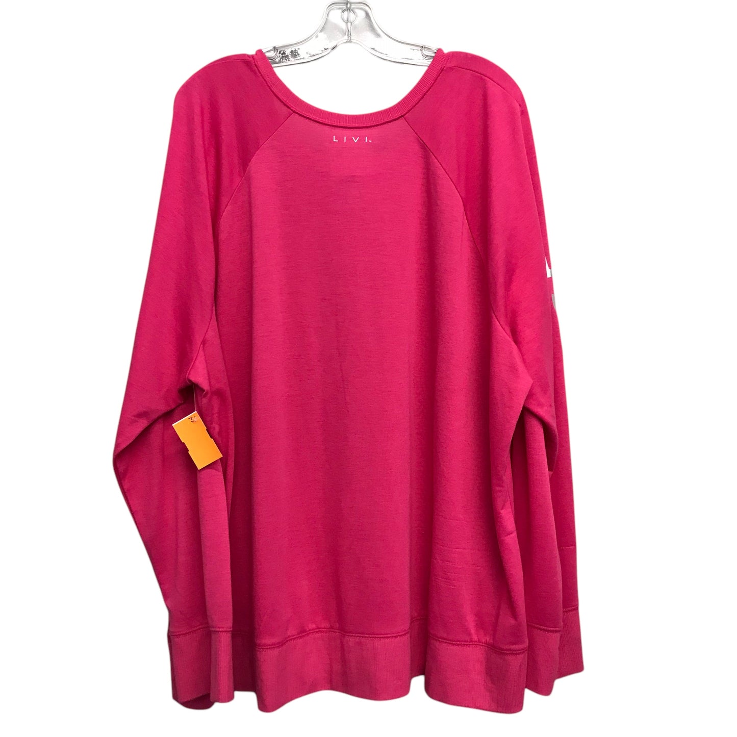 Top Ls By Livi Active In Pink, Size:3X