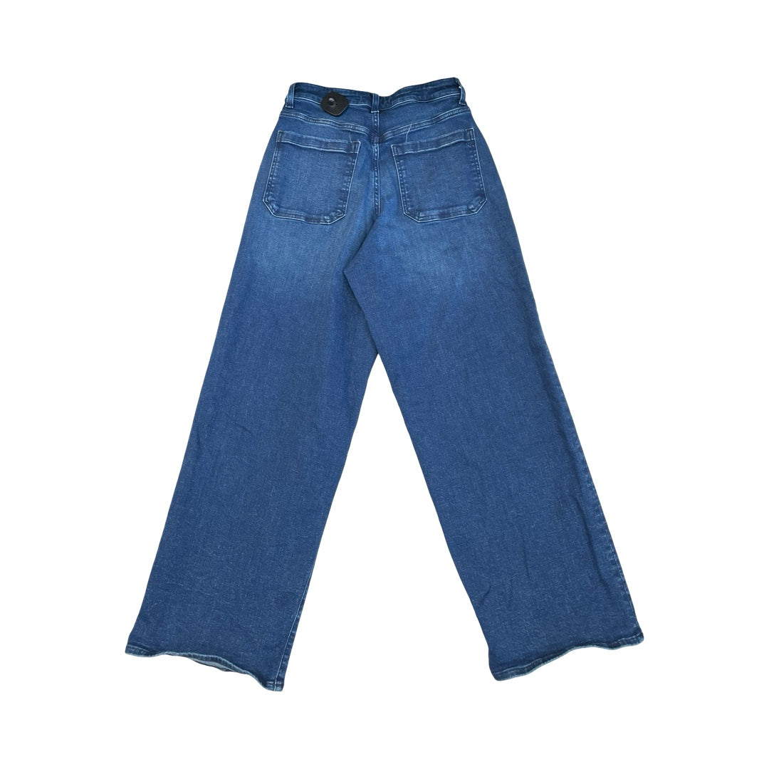 Jeans Wide Leg By Madewell In Blue Denim, Size:6