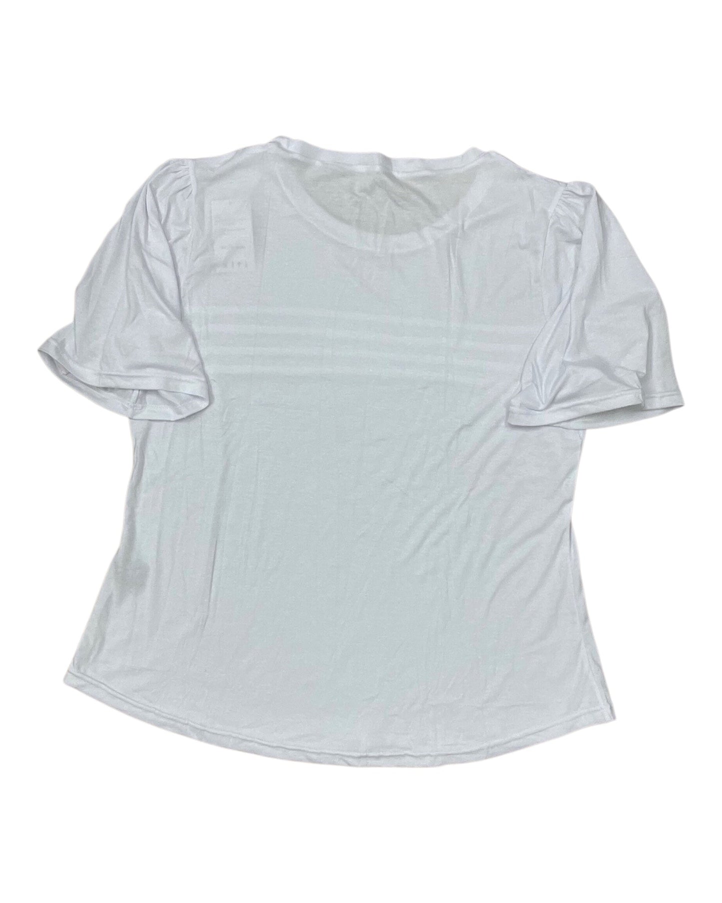 Top Ss By Clothes Mentor In White, Size:Xl