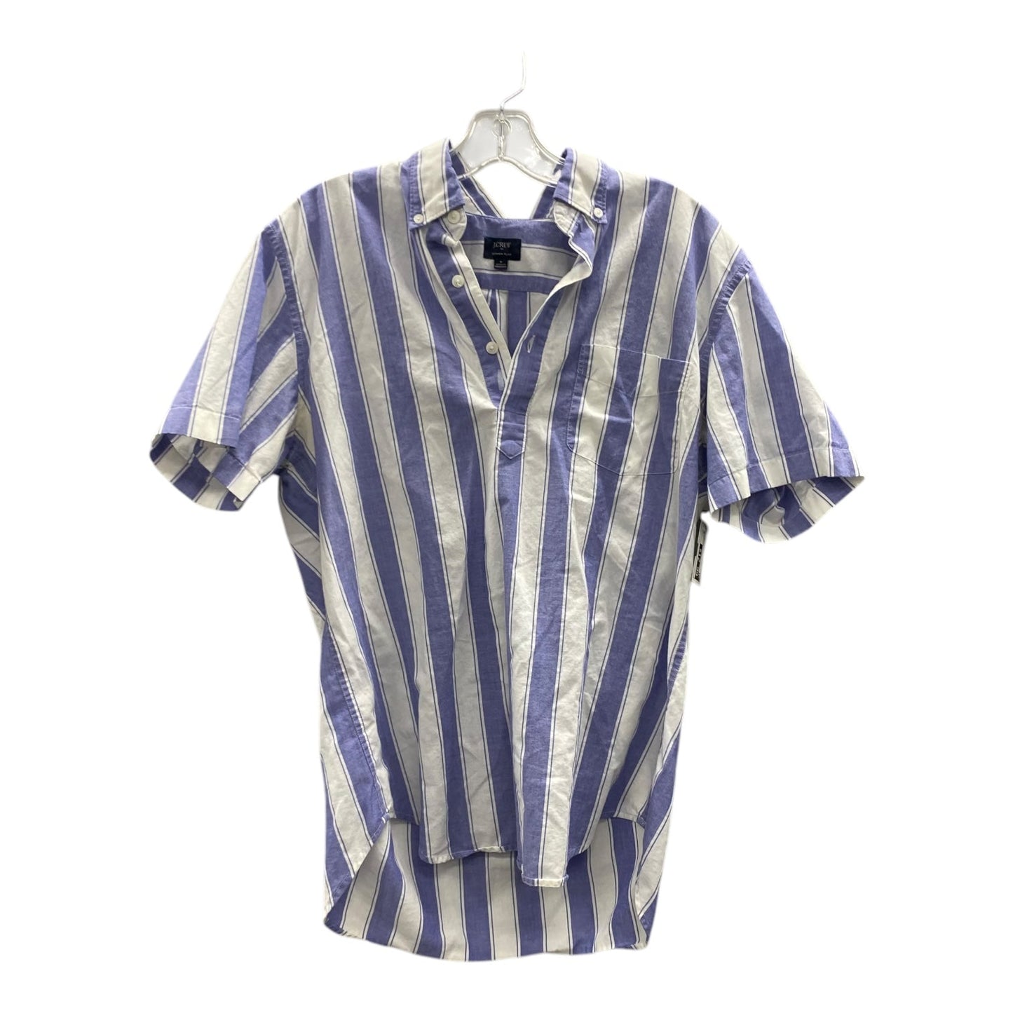 Top Ss By J. Crew In Blue & White, Size:M