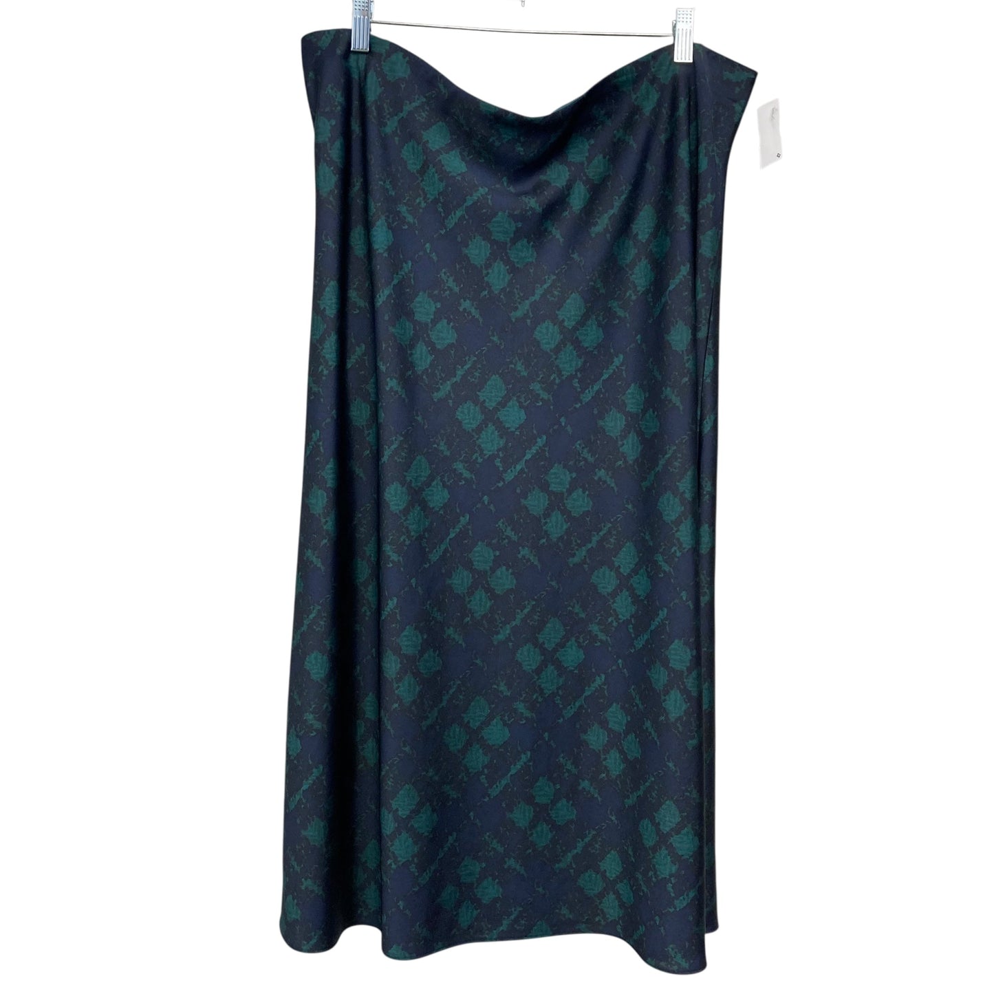 Skirt Maxi By J. Crew In Blue & Green, Size:18