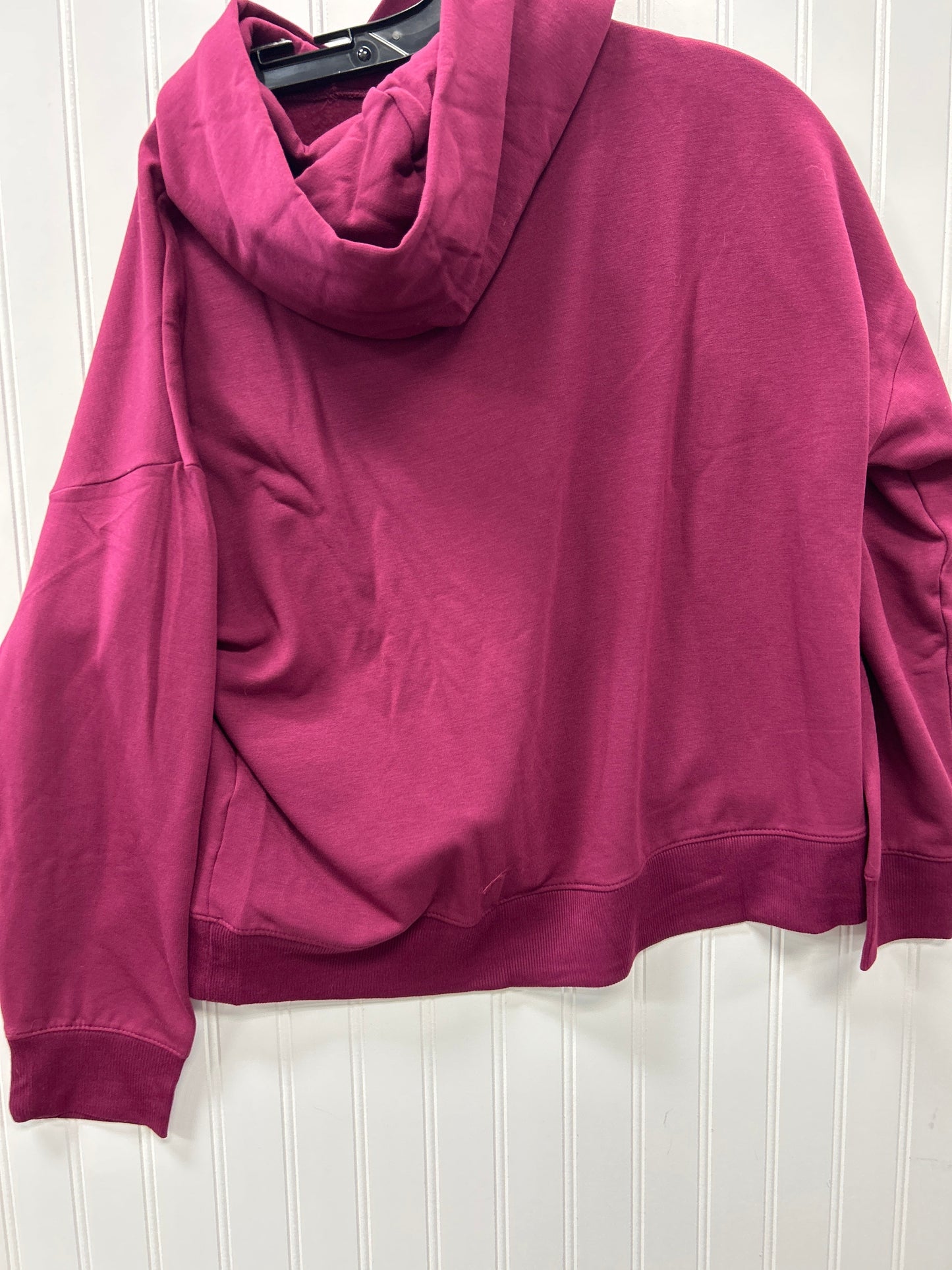 Sweatshirt Hoodie By Athletic Works In Purple, Size:L