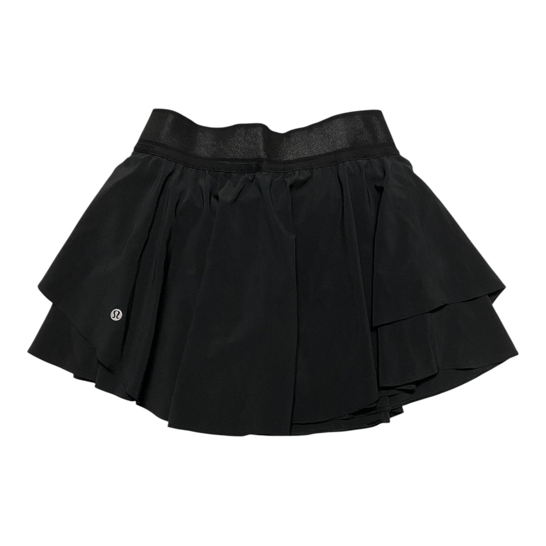 Athletic Skort By Lululemon In Black, Size:4