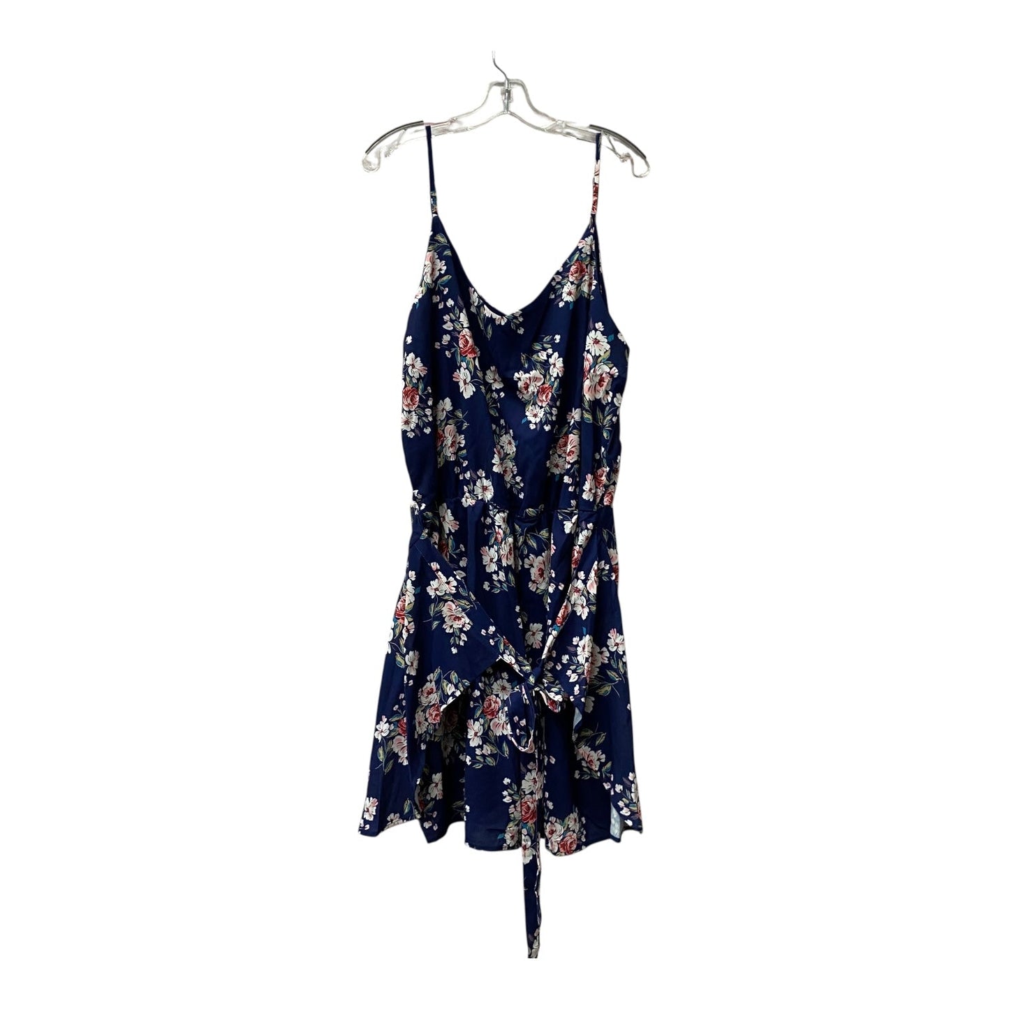 Dress Casual Short By Grace Karin In Blue & Pink, Size:2X