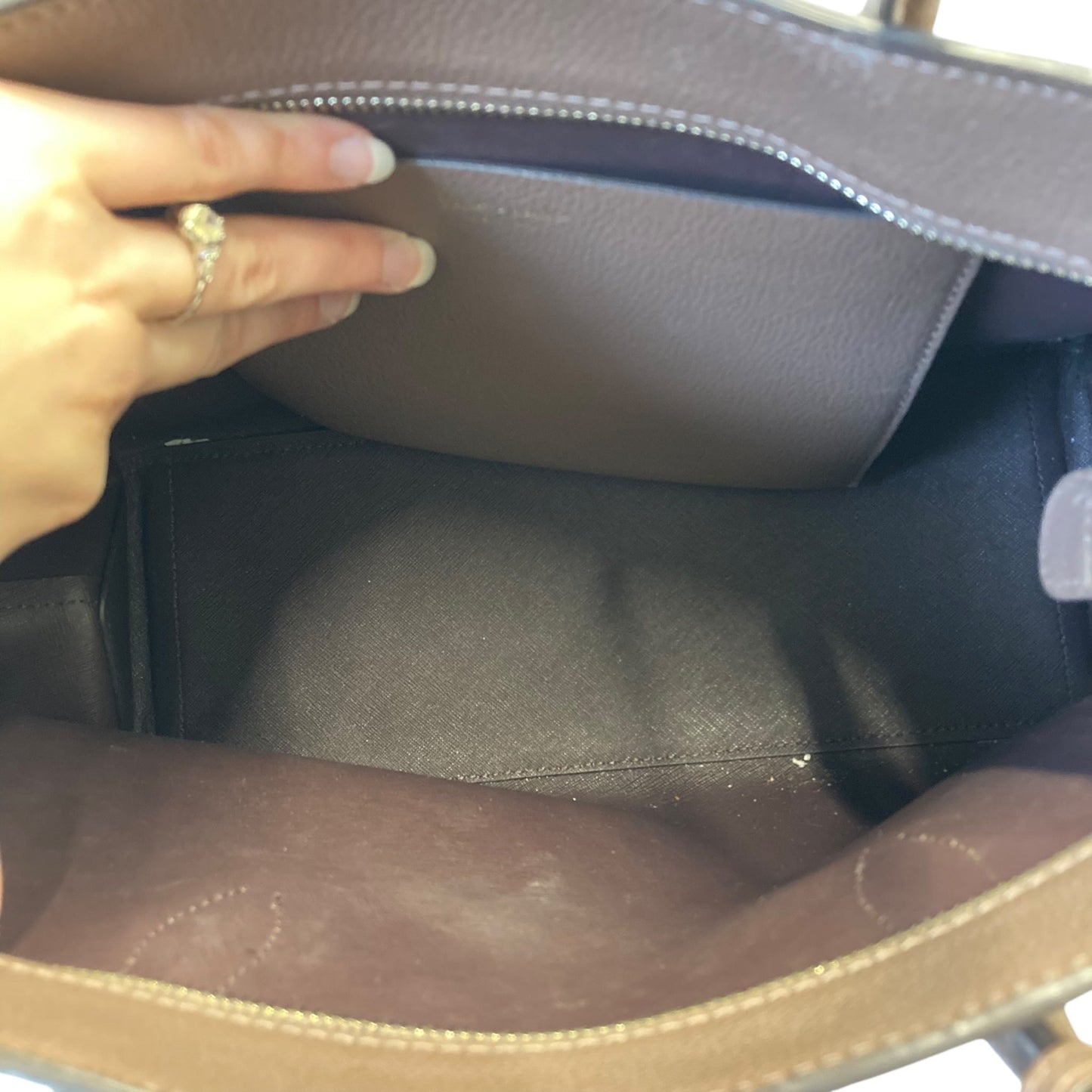 Handbag Designer By Kate Spade In Brown, Size:Large