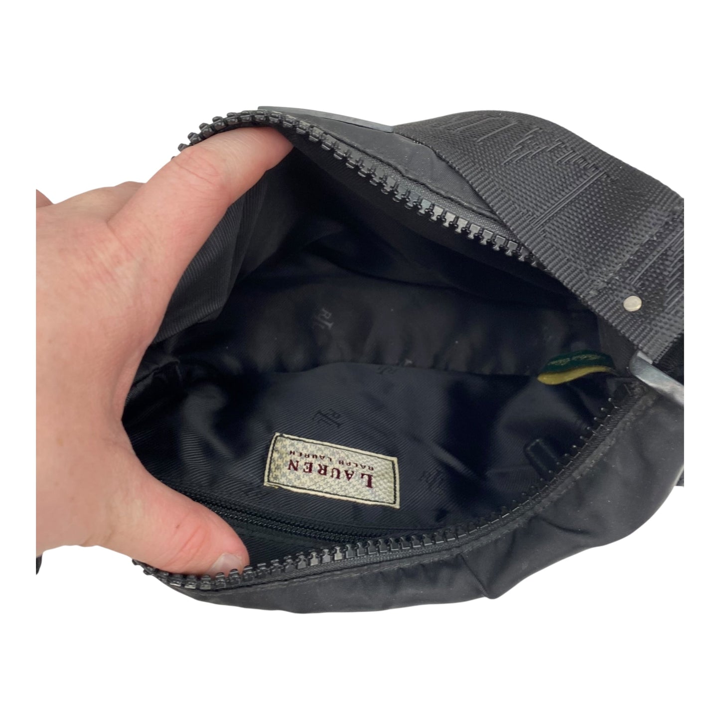 Handbag By Ralph Lauren In Black, Size:Small