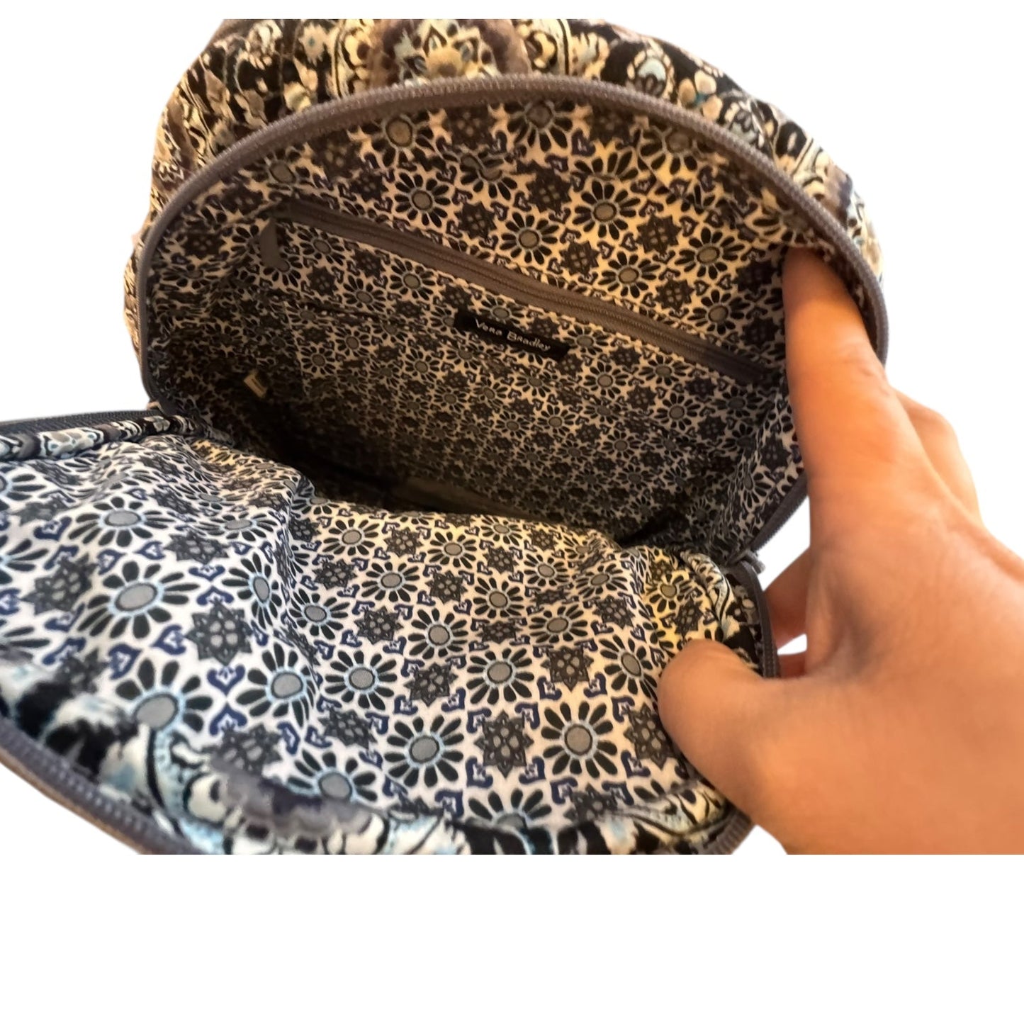 Backpack By Vera Bradley In Grey, Size:Small