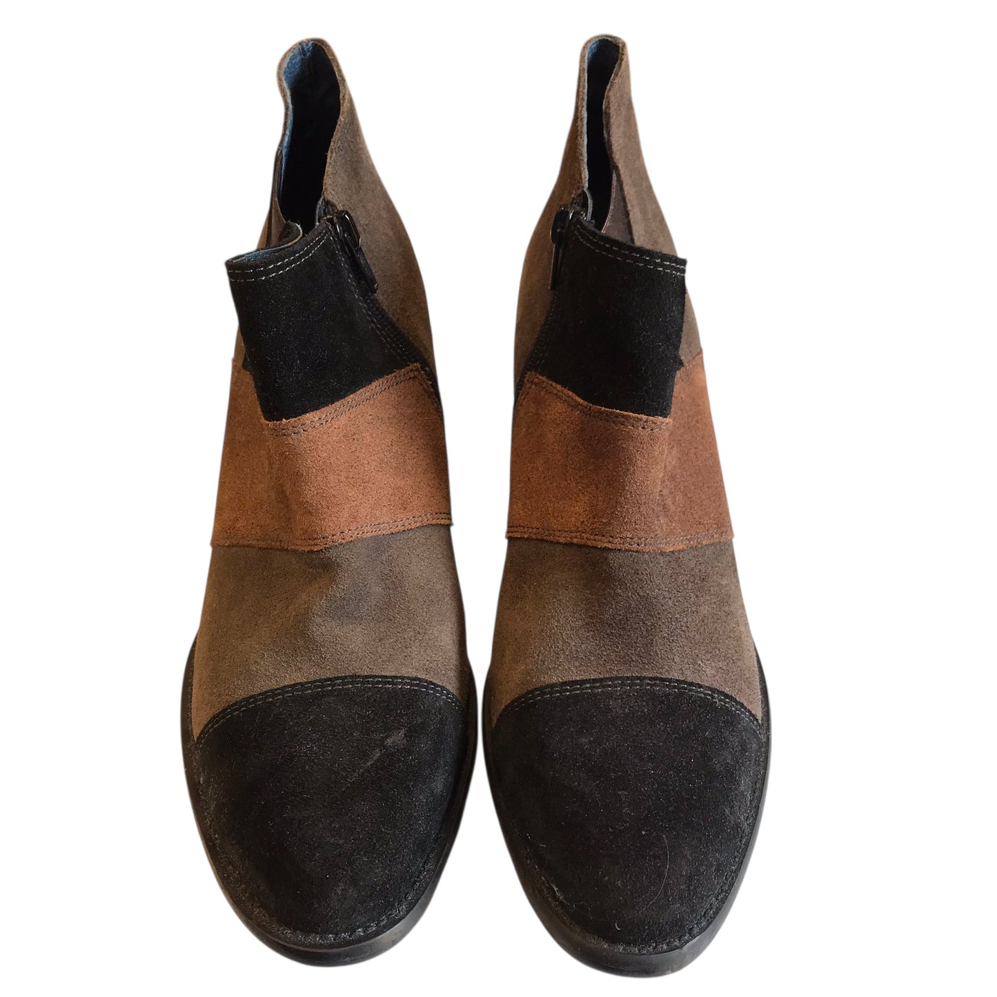 Boots Ankle Heels By UNITY IN DIVERSITY In Brown, Size:8.5