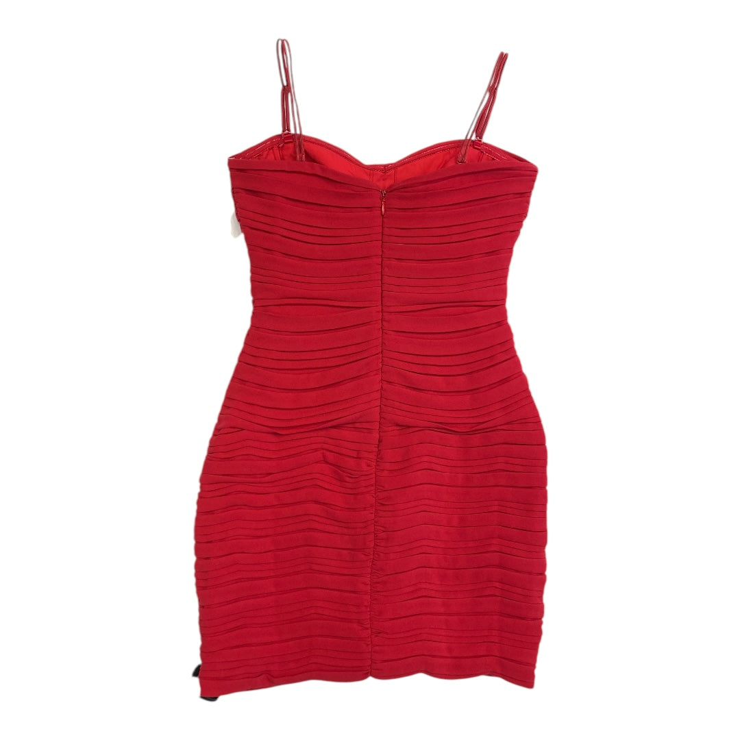 Dress Casual Short By Bcbgmaxazria In Red, Size:4