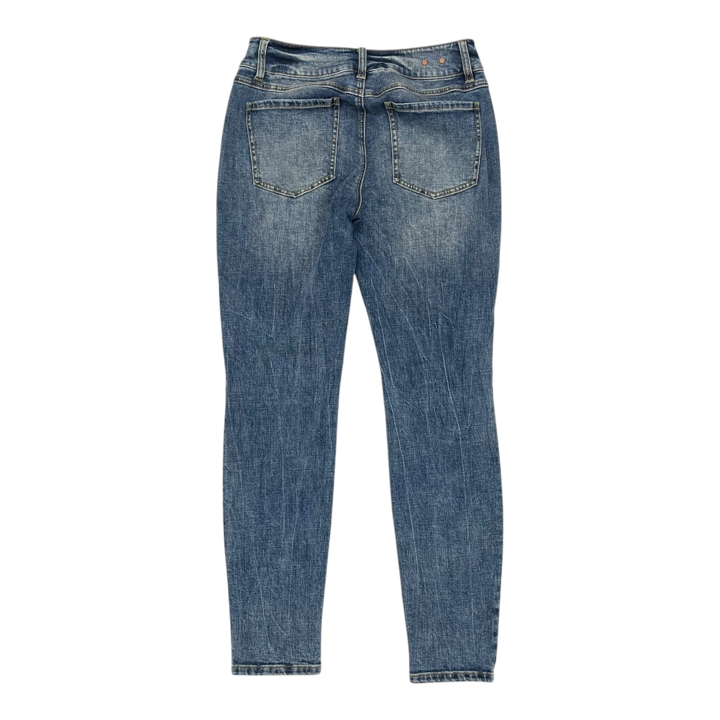 Jeans Skinny By Cabi In Blue Denim, Size:6
