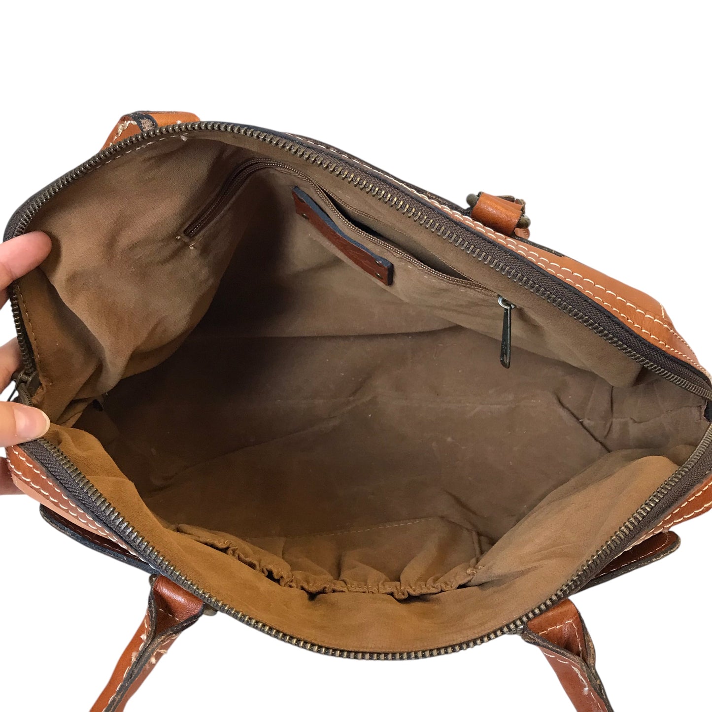 Handbag Designer By Patricia Nash In Brown, Size:Medium