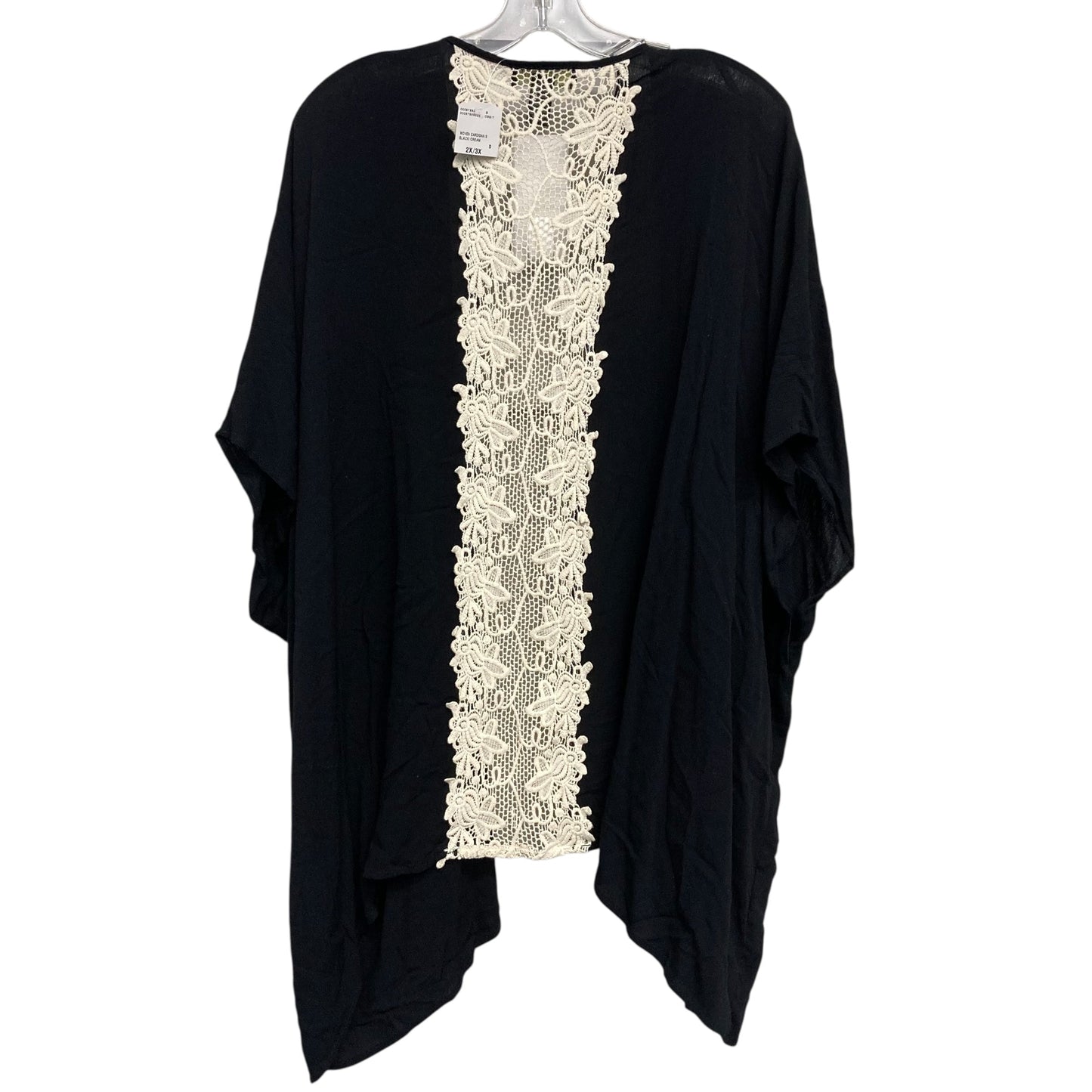 Cardigan By Forever 21 In Black, Size:2X