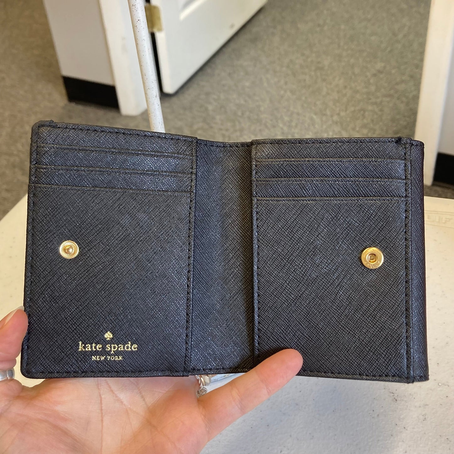 Wallet Designer By Kate Spade In Black, Size:Small
