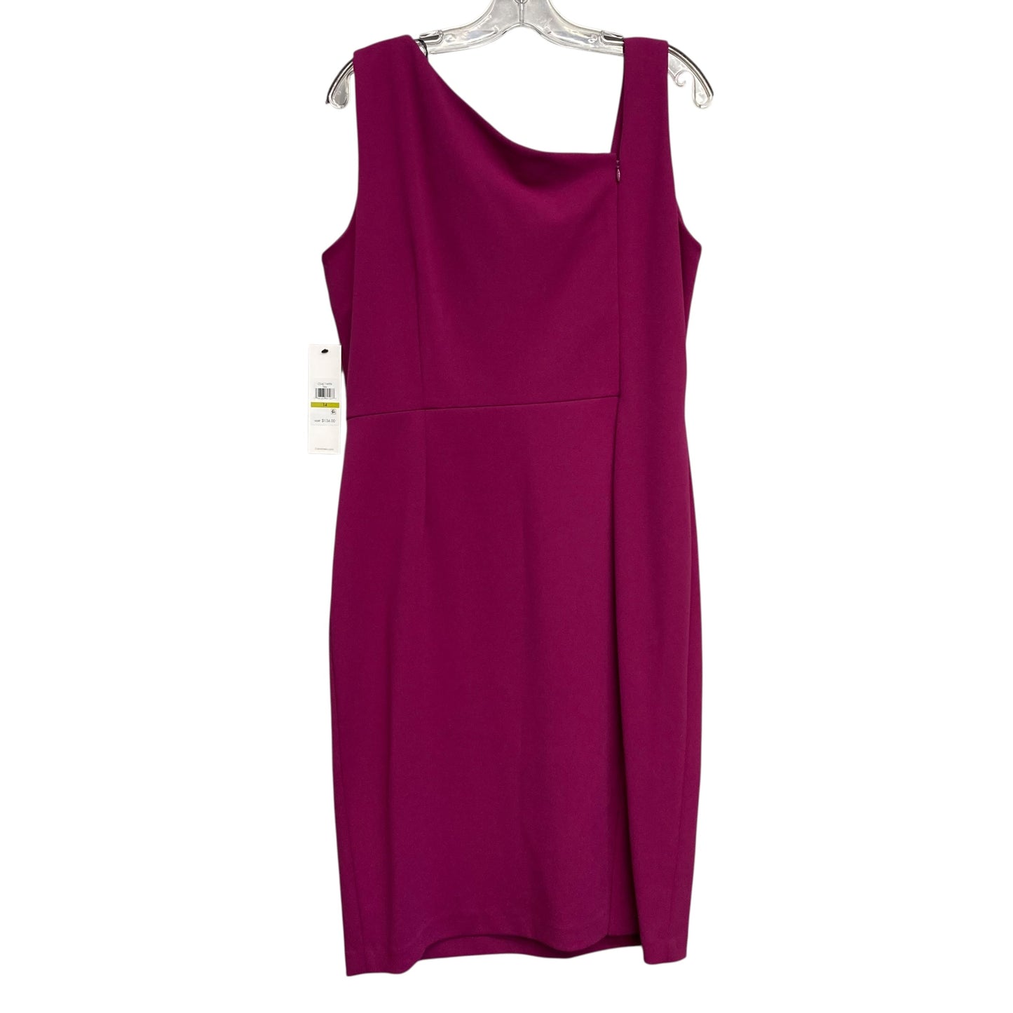 Dress Party Short By Calvin Klein In Pink, Size:L