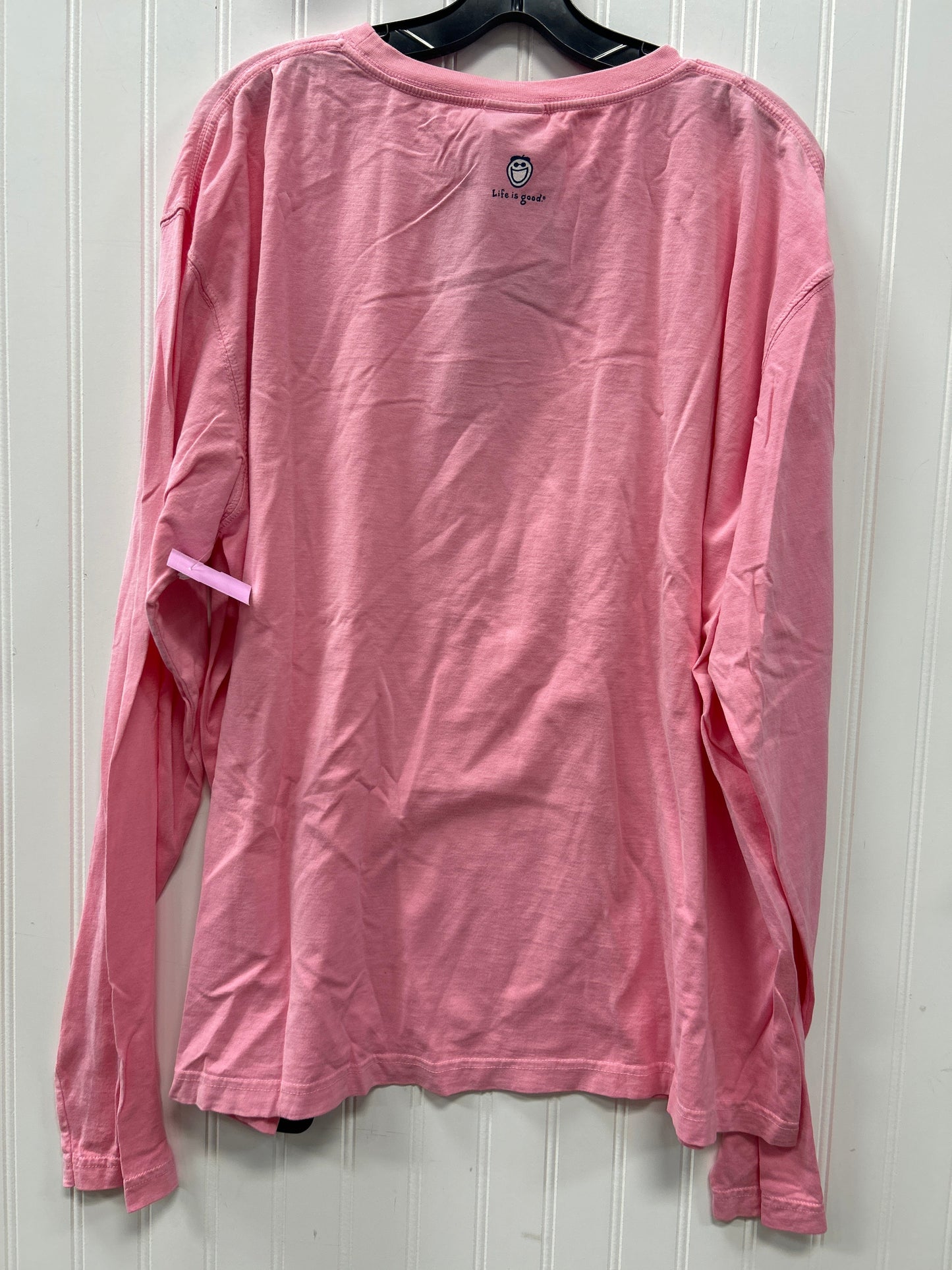 Top Ls By Life Is Good In Pink, Size:1X NWT