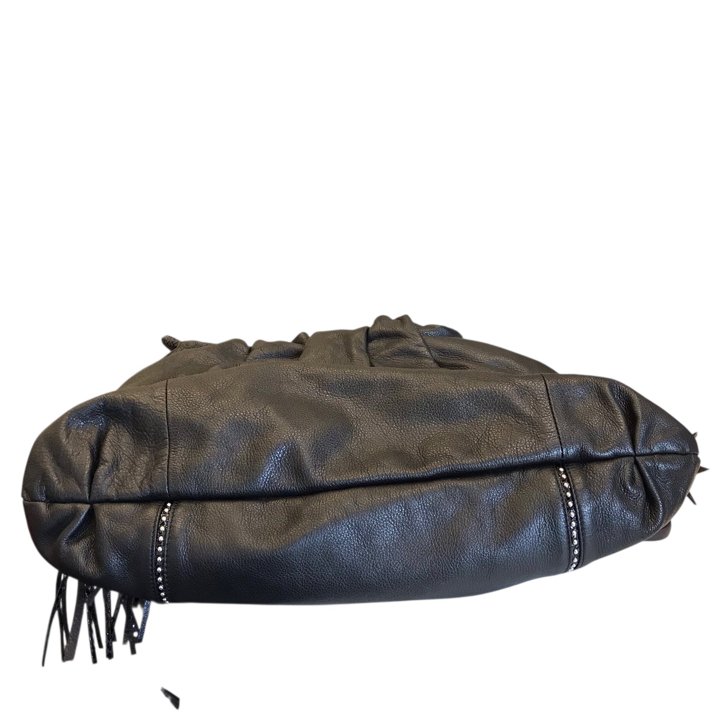 Handbag Leather By Brighton In Black, Size:Large