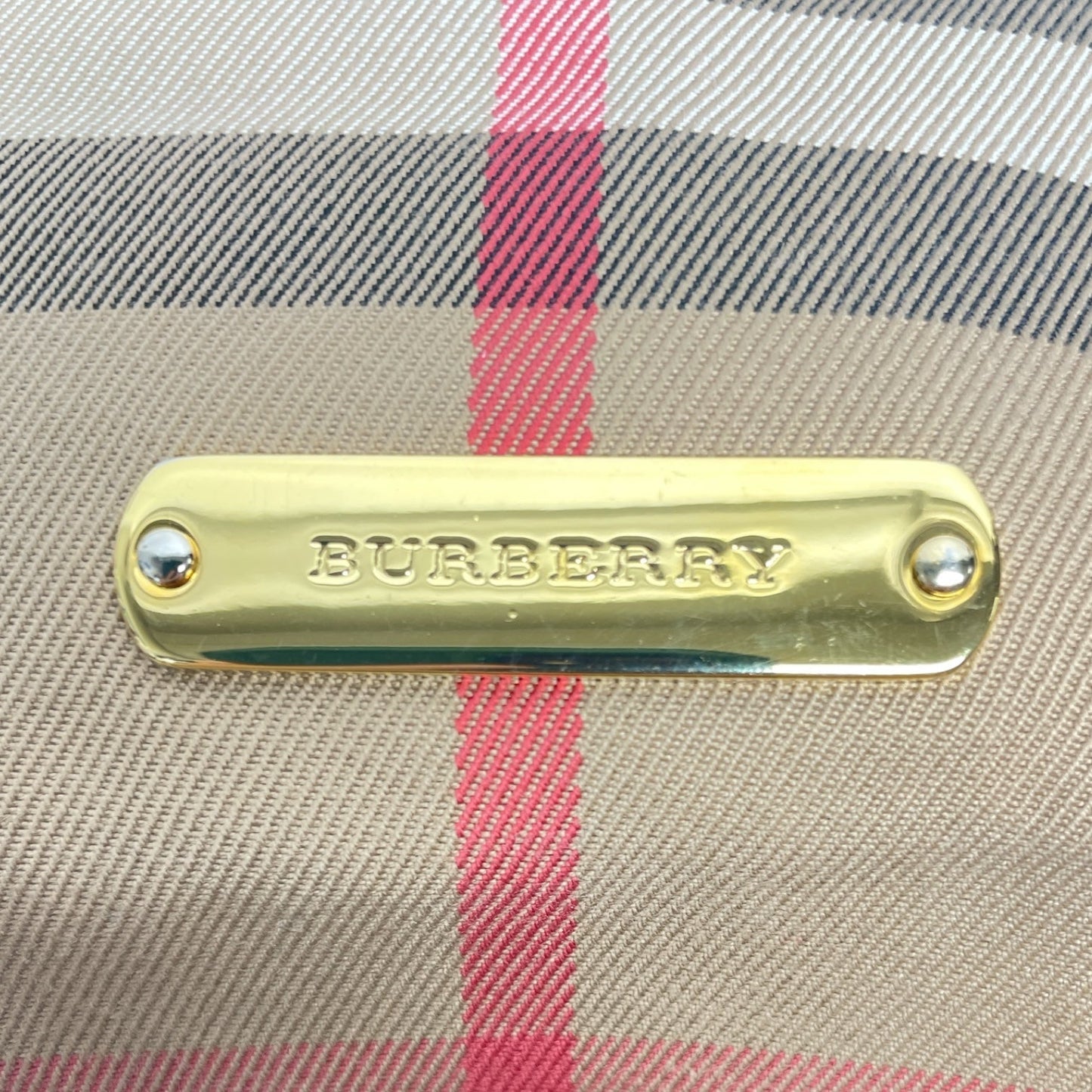 Tote Luxury Designer By Burberry, Size: Medium