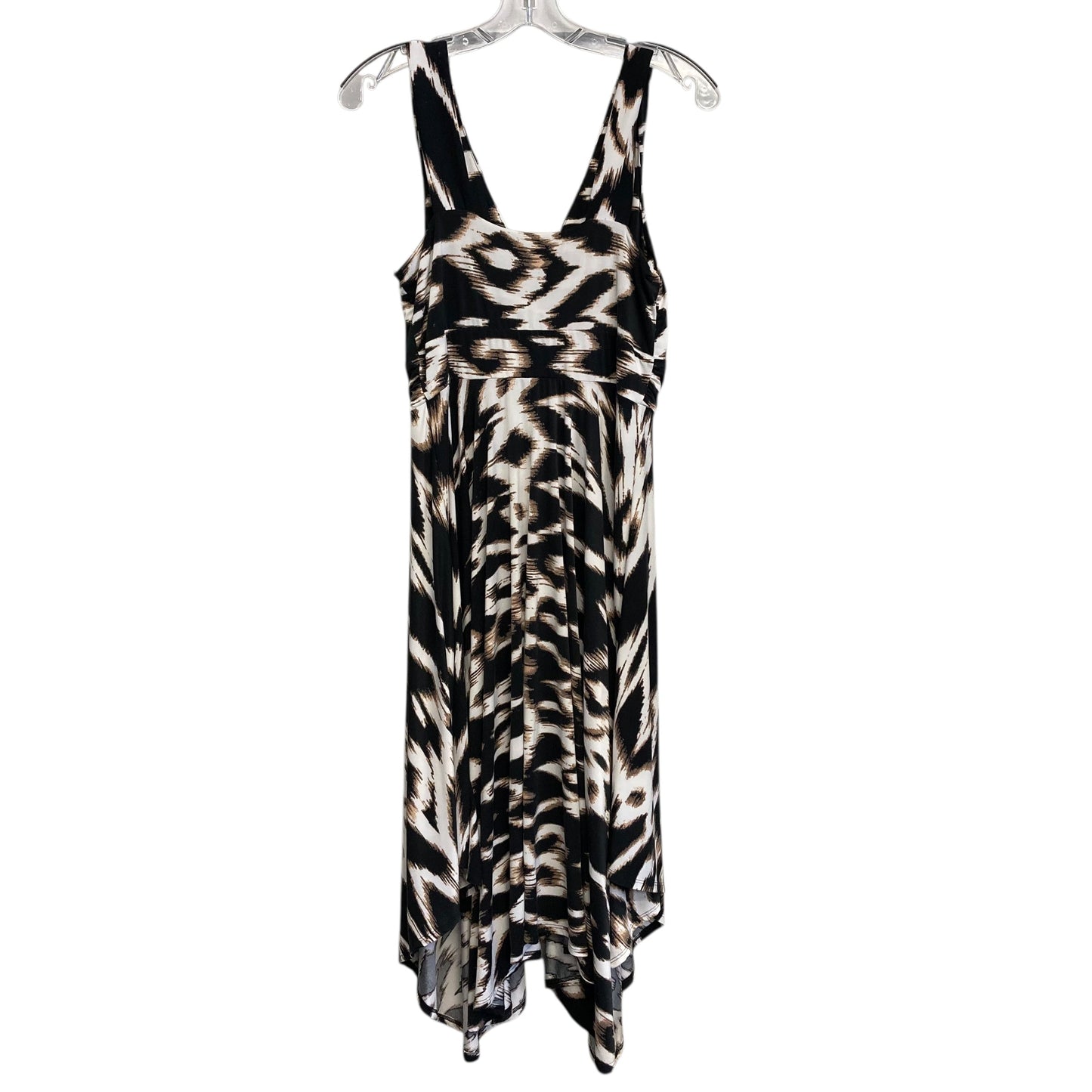 Dress Casual Midi By Soma In Animal Print, Size:M