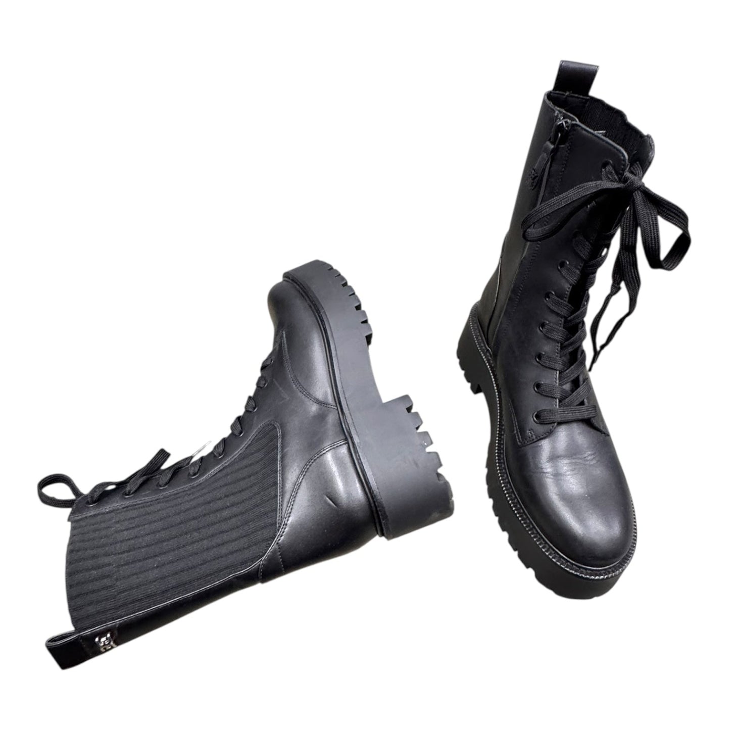 Boots Mid-Calf Heels By Sam Edelman In Black, Size:8