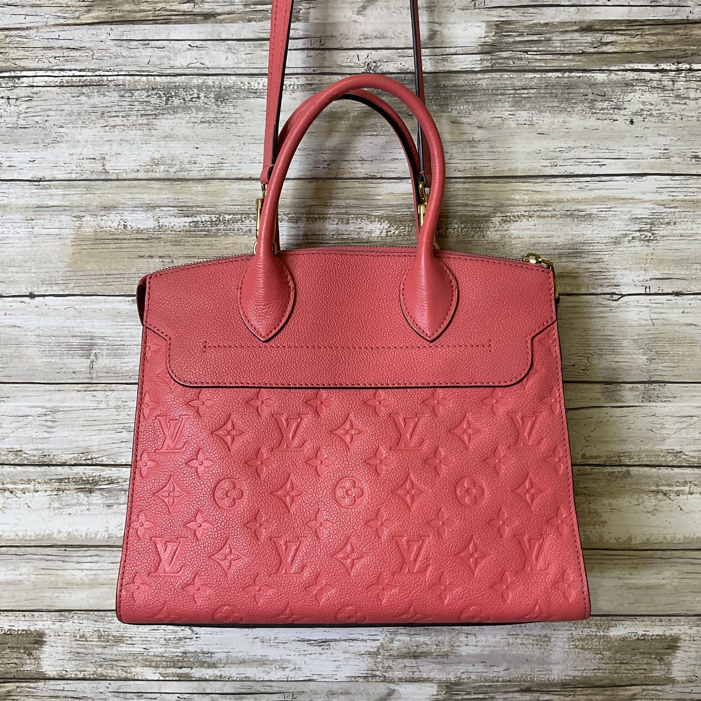 Handbag Luxury Designer By Louis Vuitton In Pink, Size:Medium