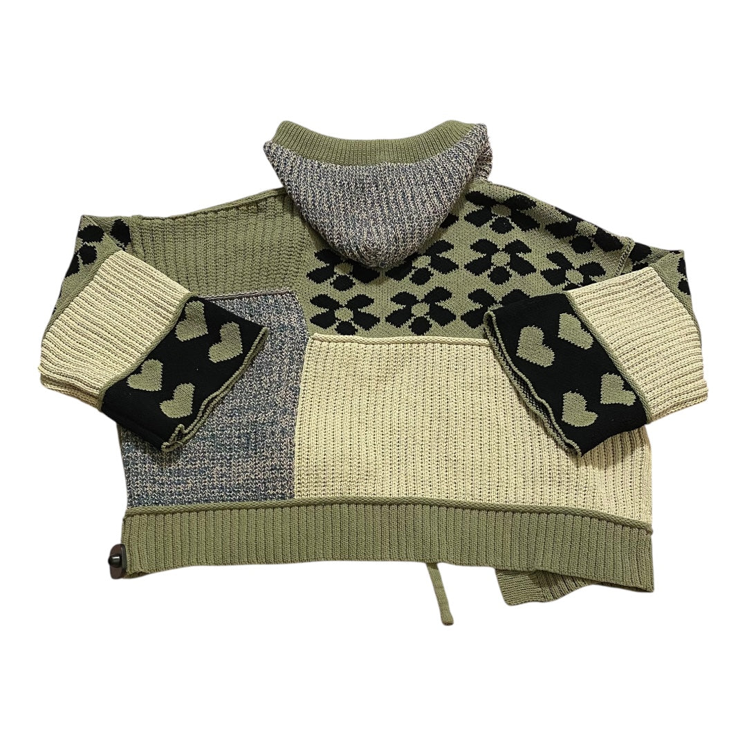 Sweater Cardigan By Pol In Multi, Size:L