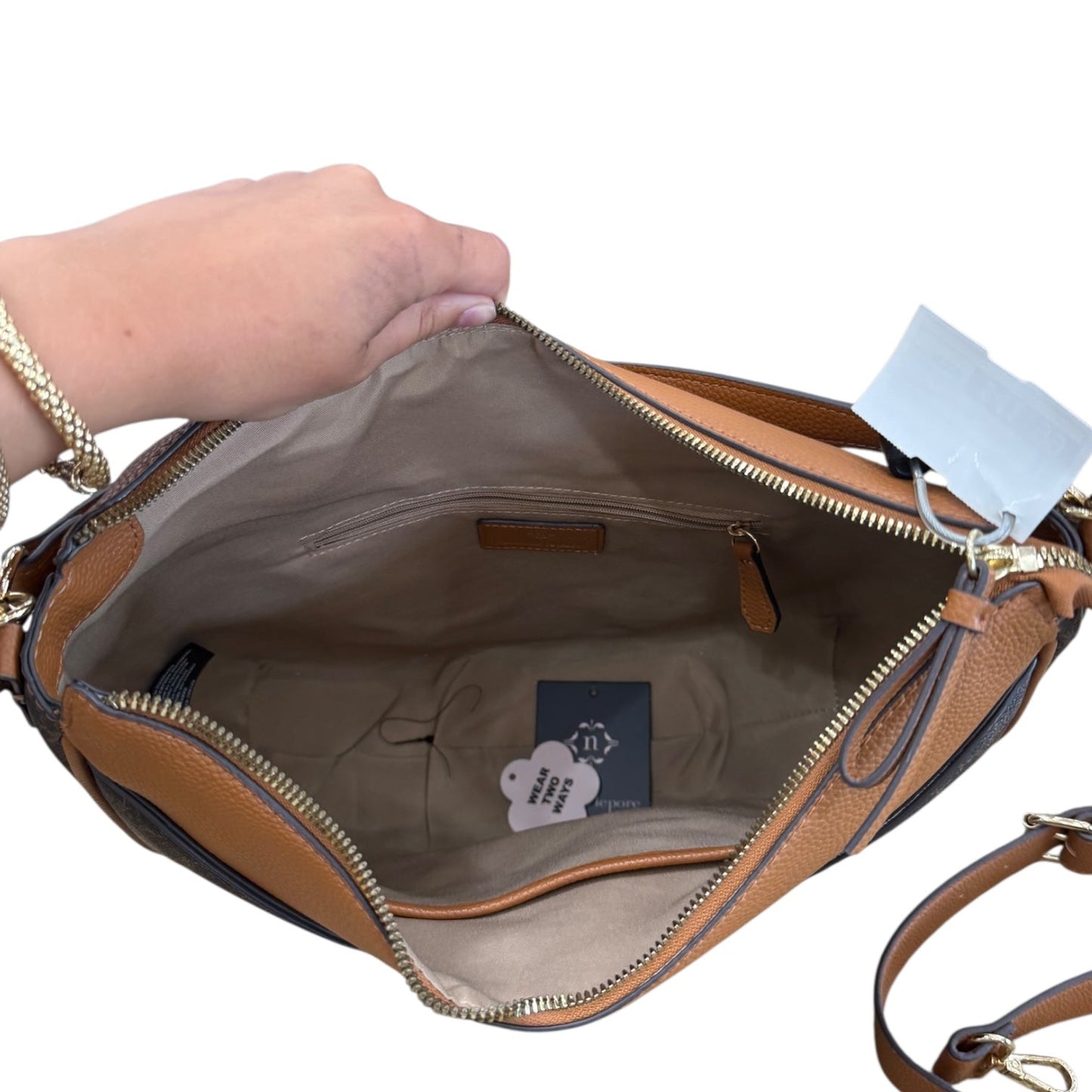 Handbag By Nanette Lepore In Brown, Size:Medium