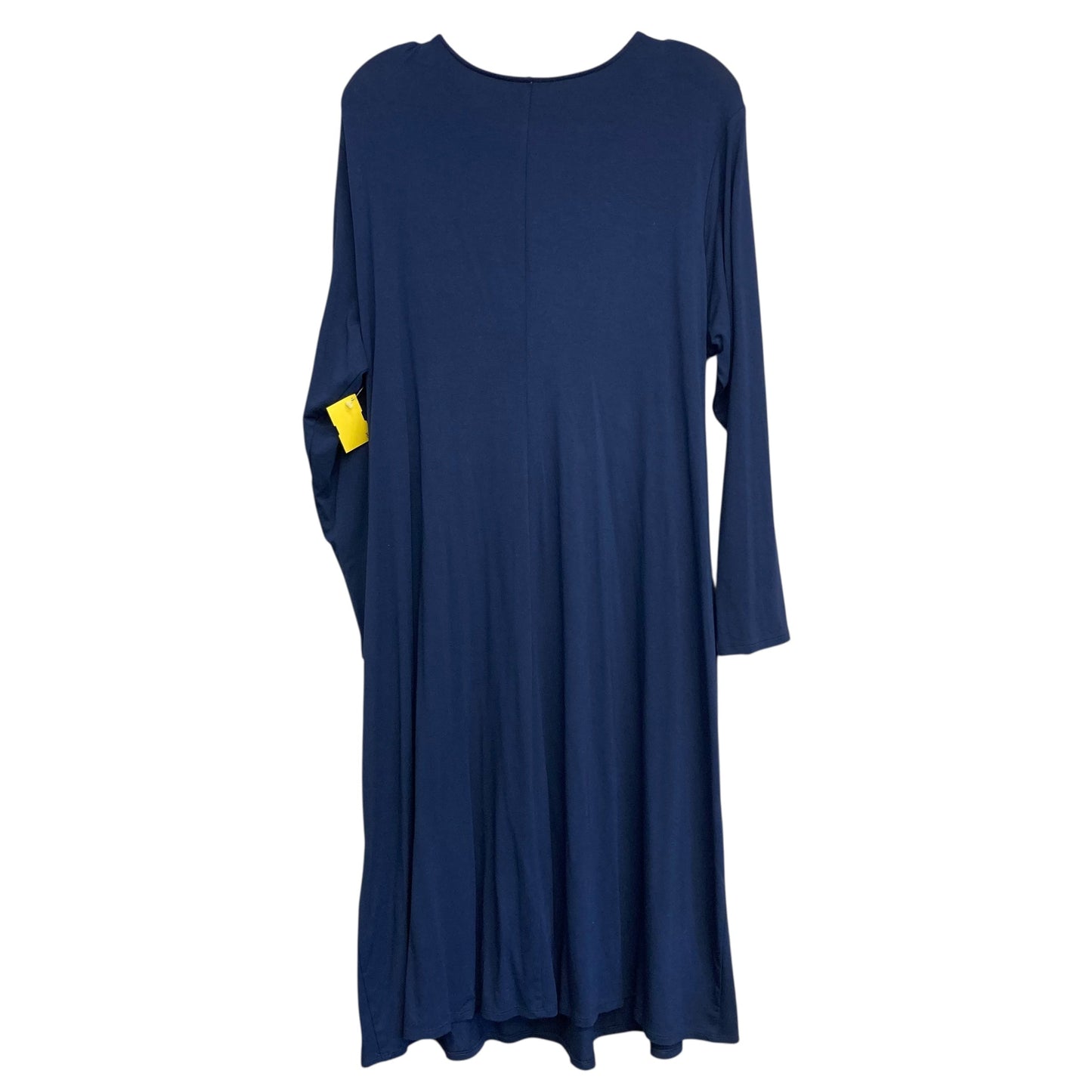 Dress Casual Midi By J. Jill In Navy, Size:2X